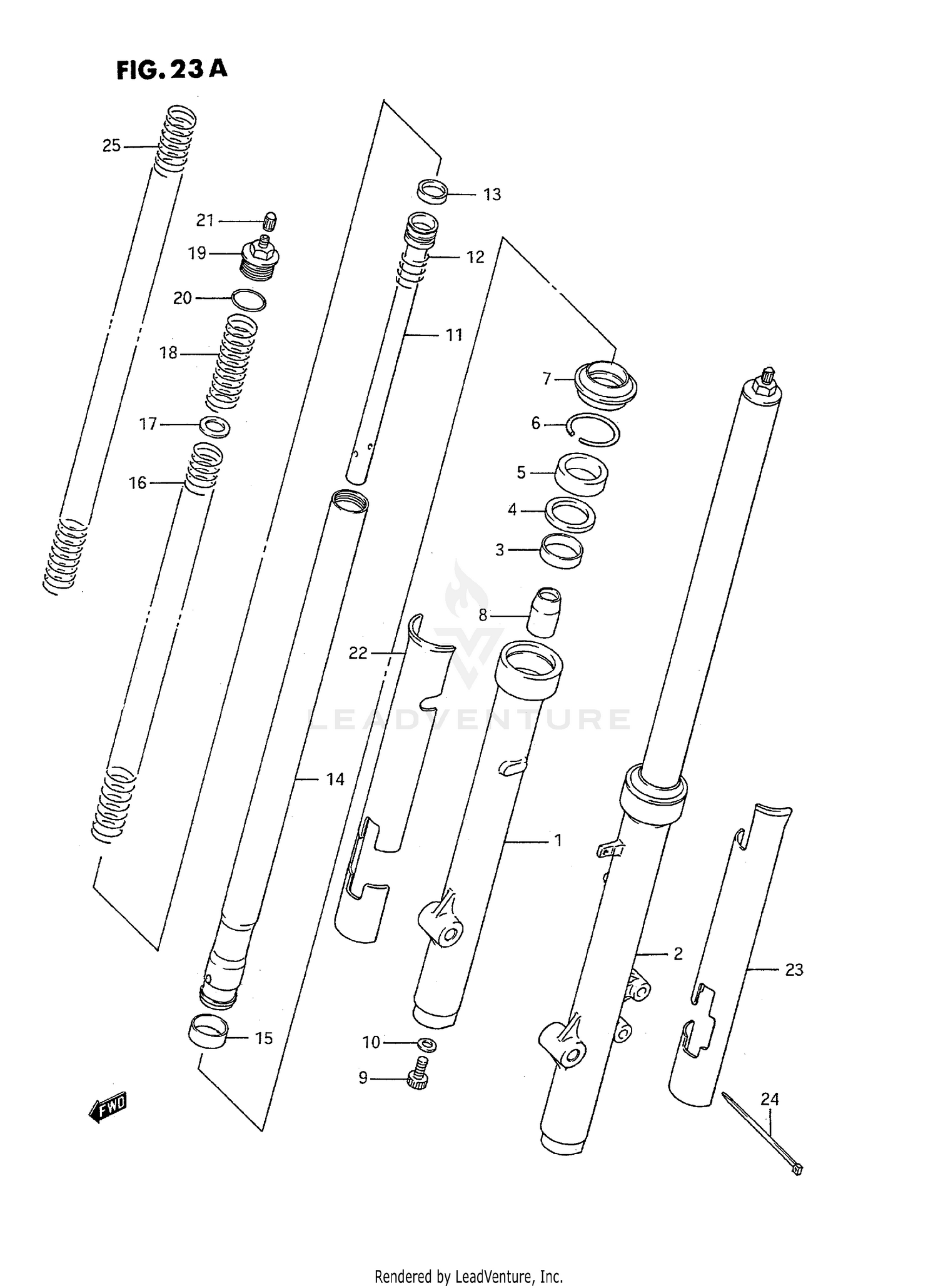 FRONT FORK (MODEL K)