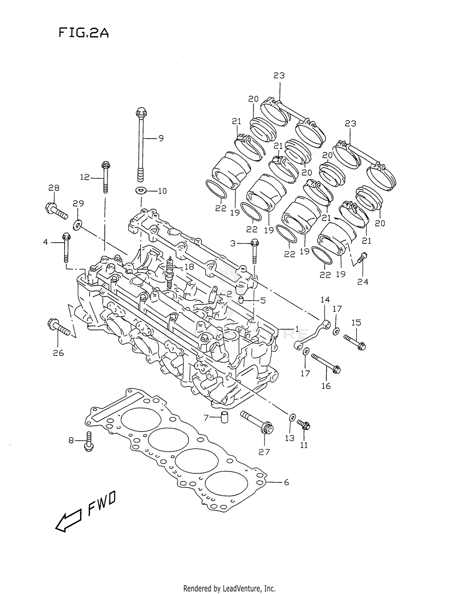 CYLINDER HEAD (MODEL W/X)