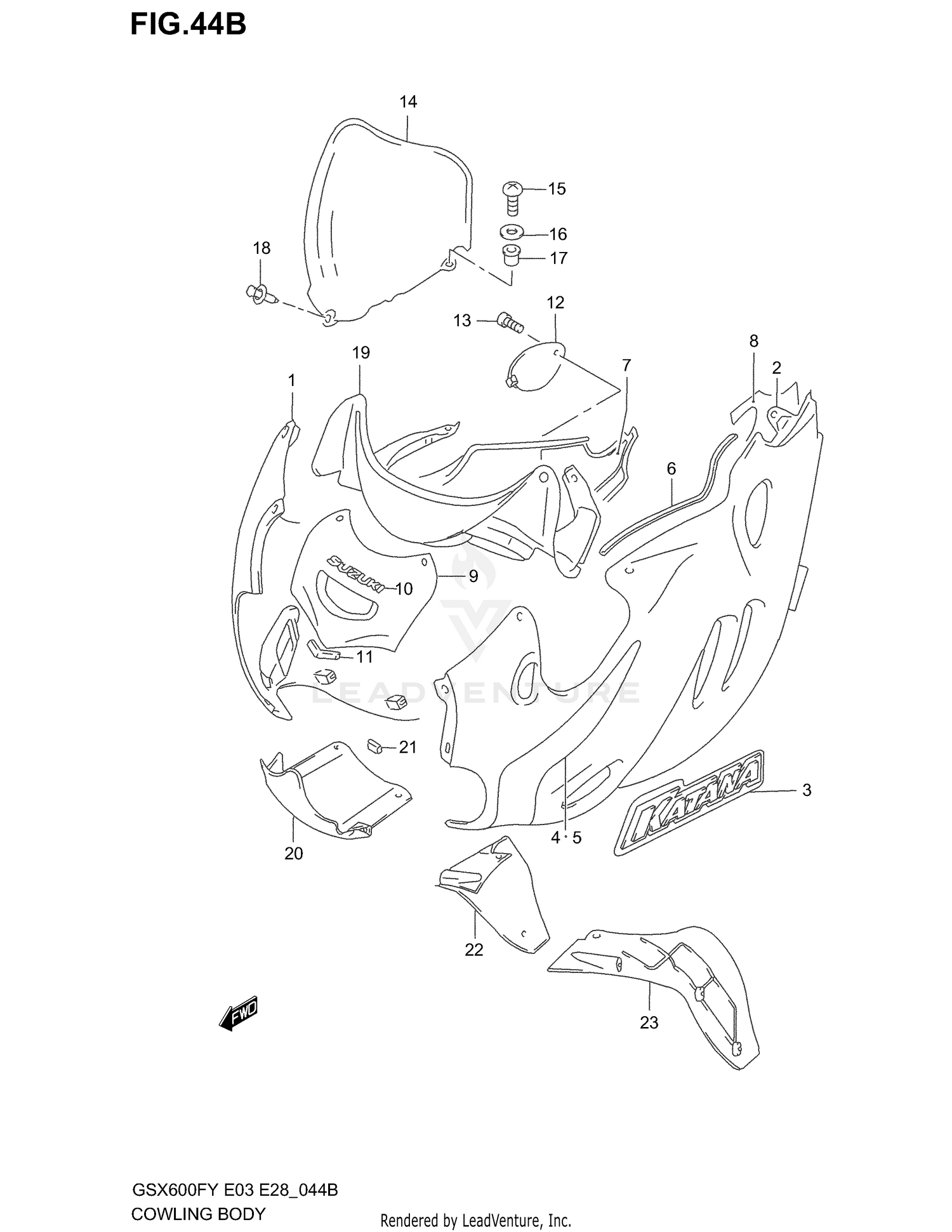 COWLING BODY (MODEL Y)