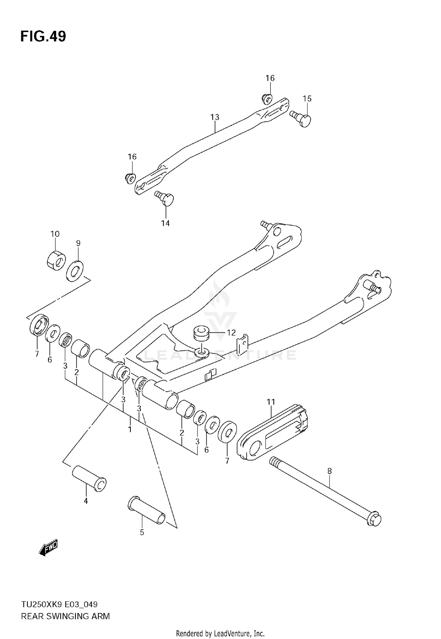 REAR SWINGINGARM