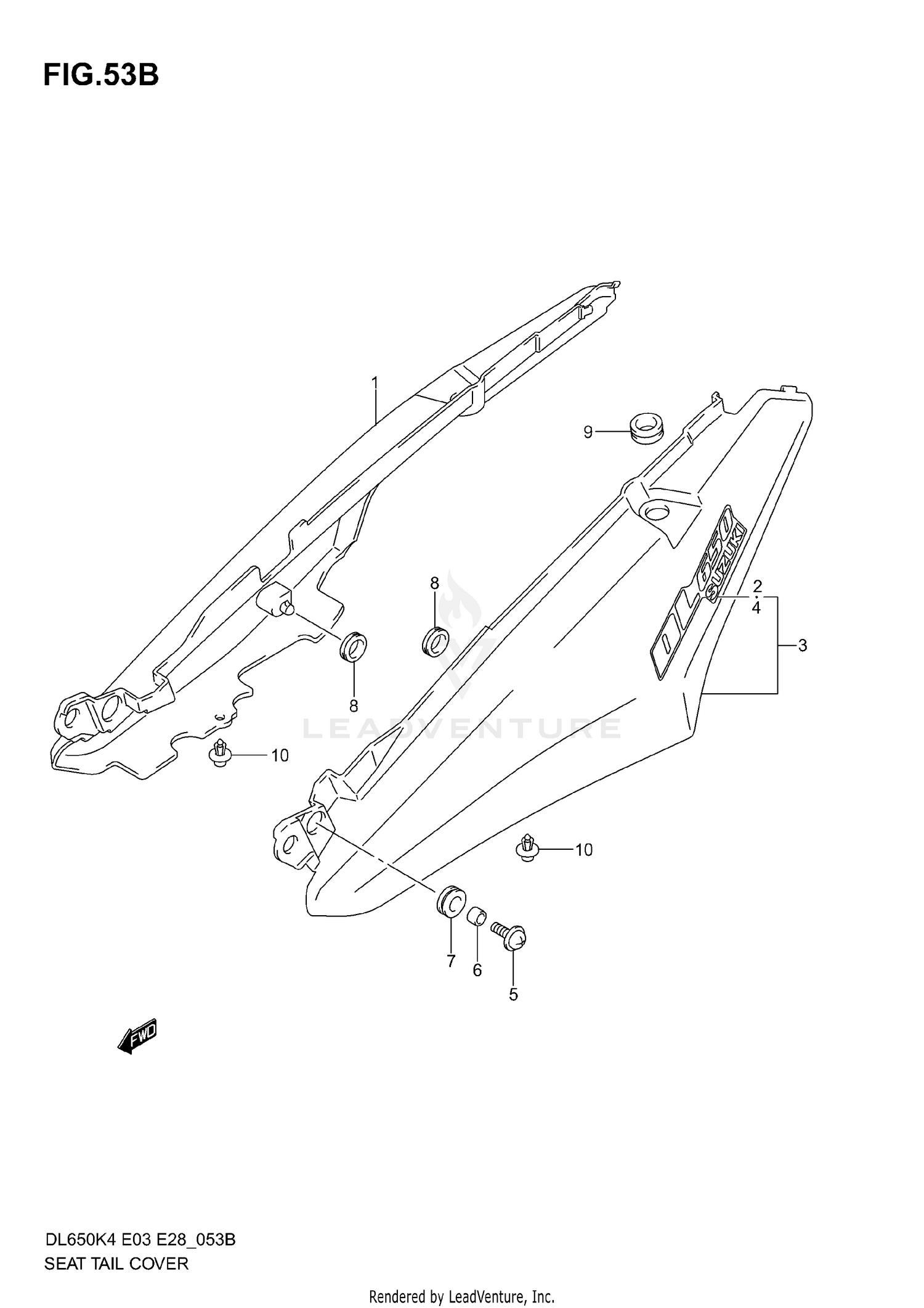 SEAT TAIL COVER (MODEL K6)