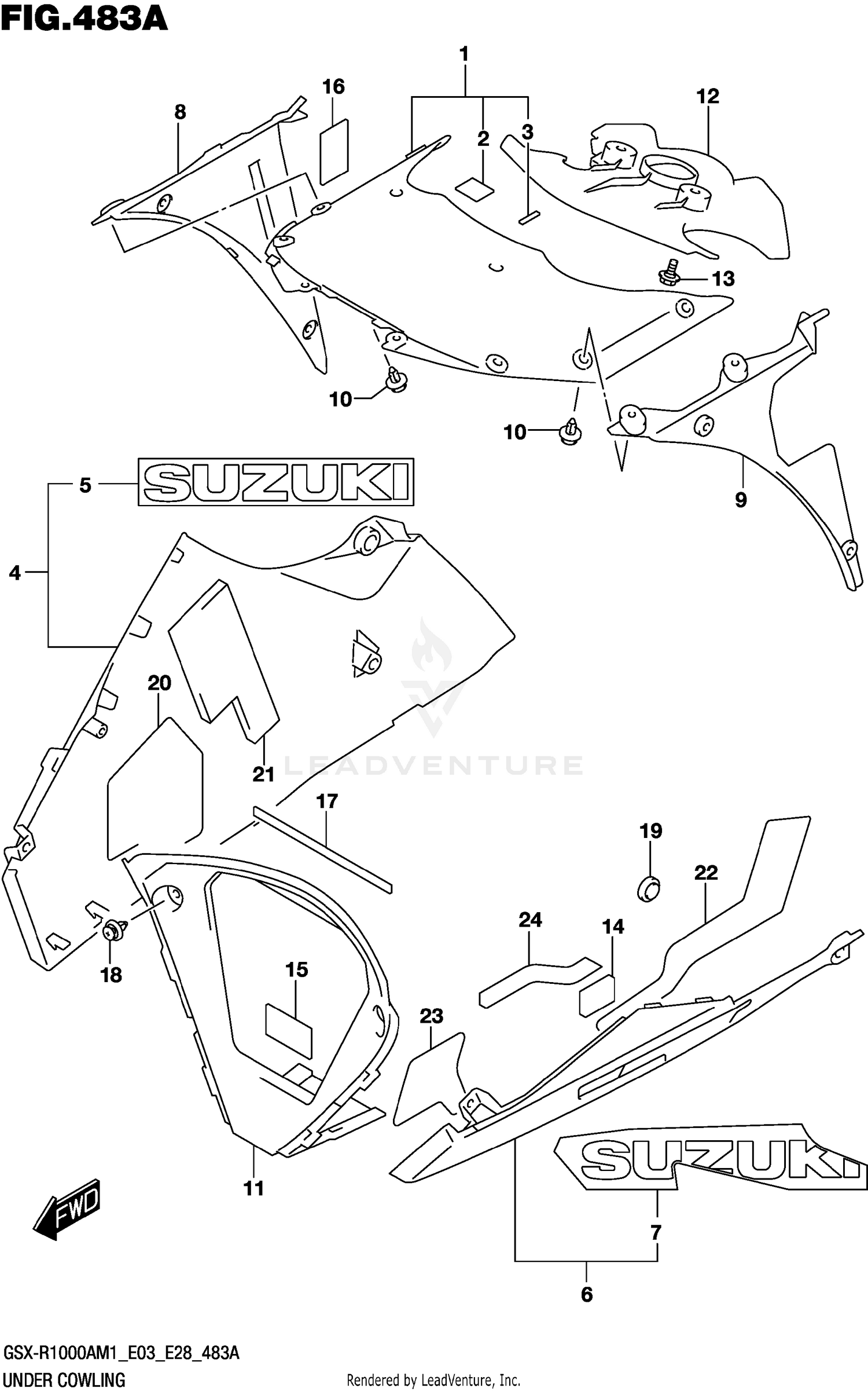 UNDER COWLING (GSX-R1000A)