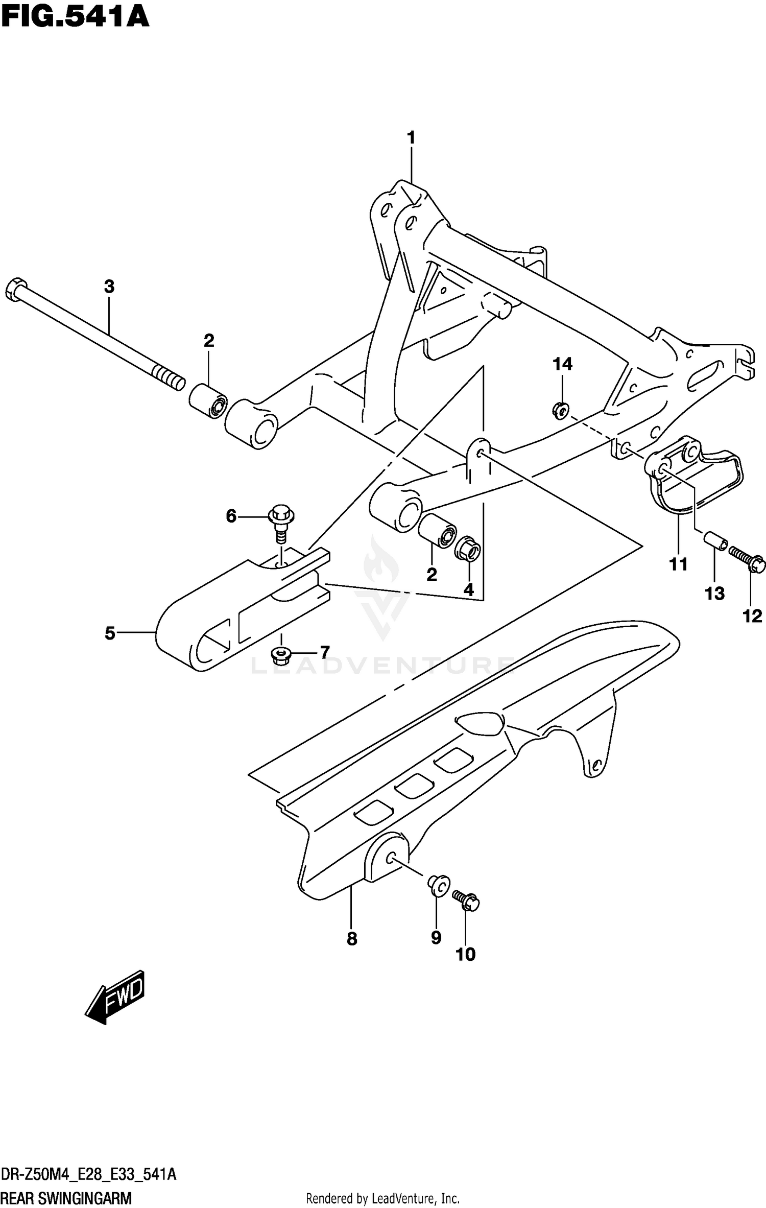 REAR SWINGINGARM