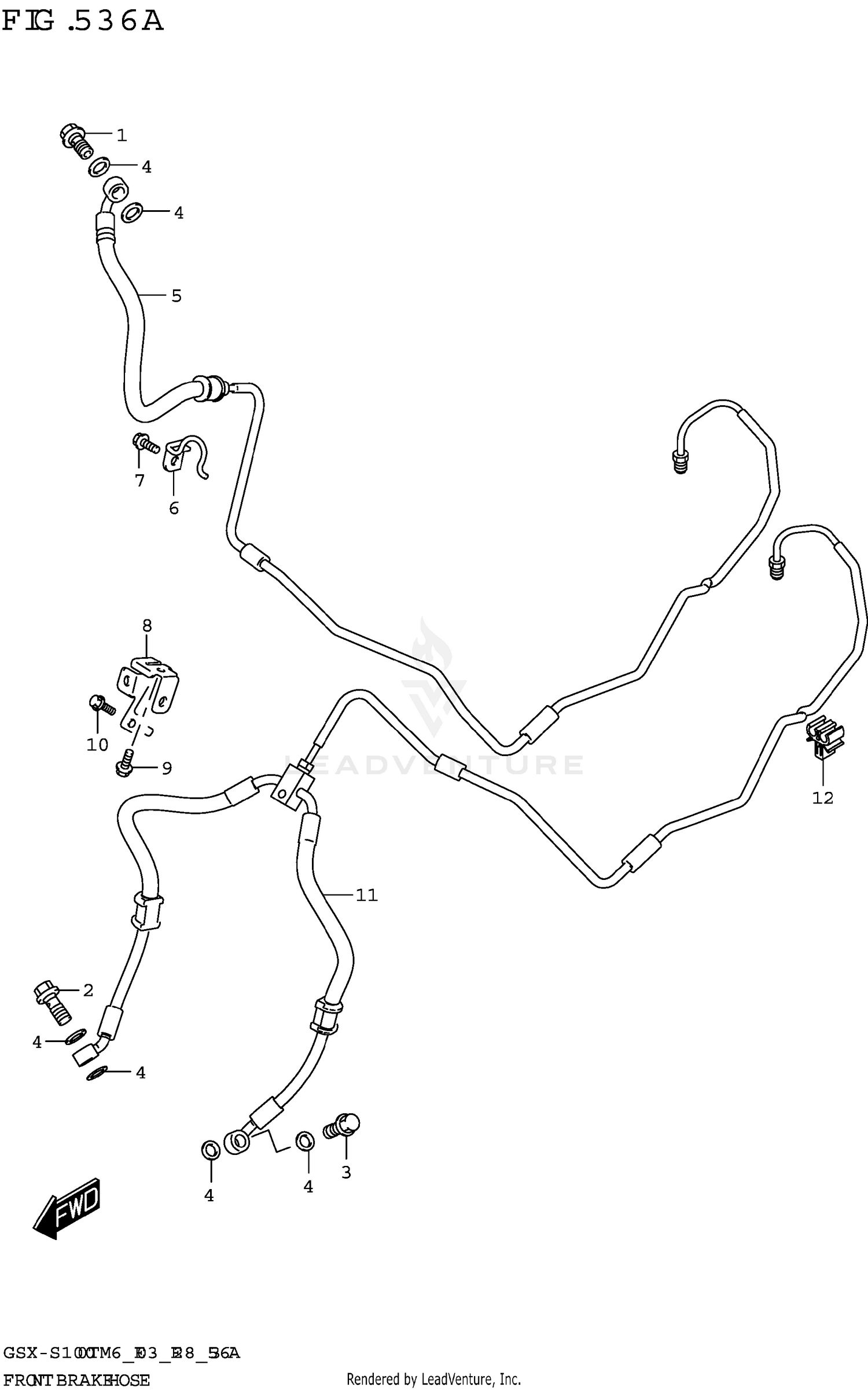 FRONT BRAKE HOSE