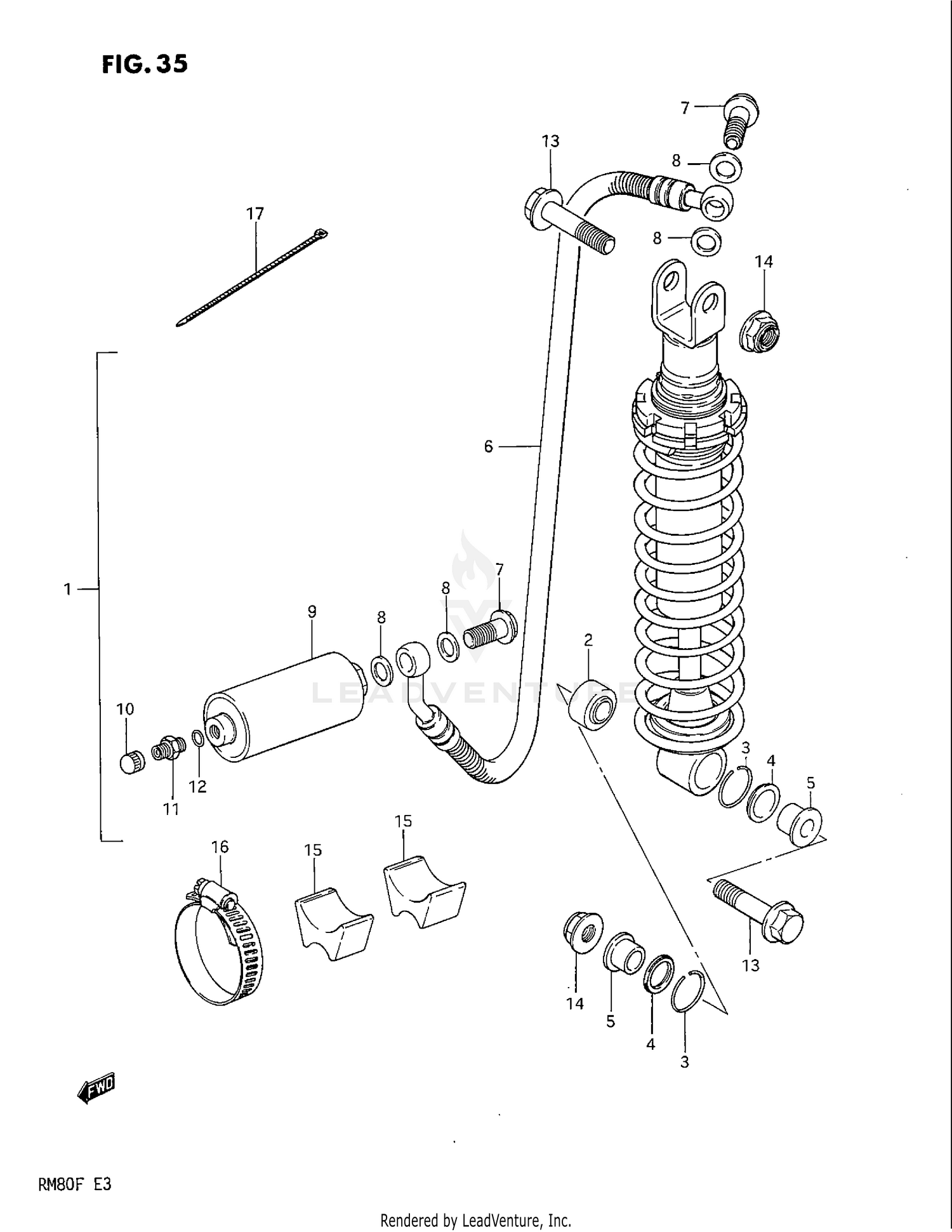 REAR SHOCK ABSORBER