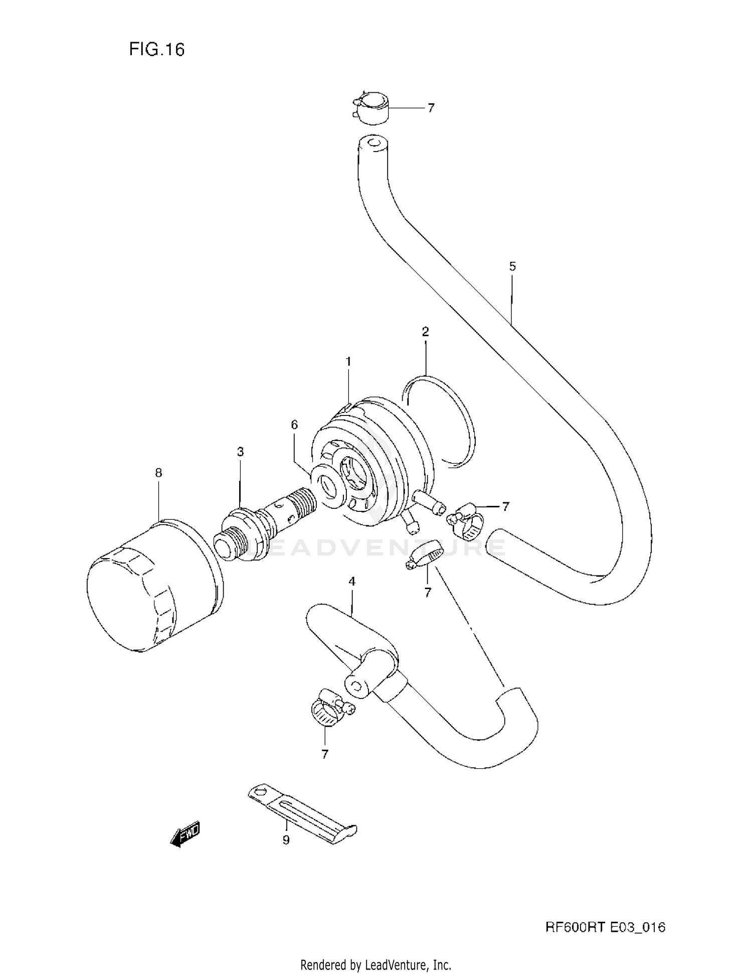 OIL COOLER - OIL FILTER