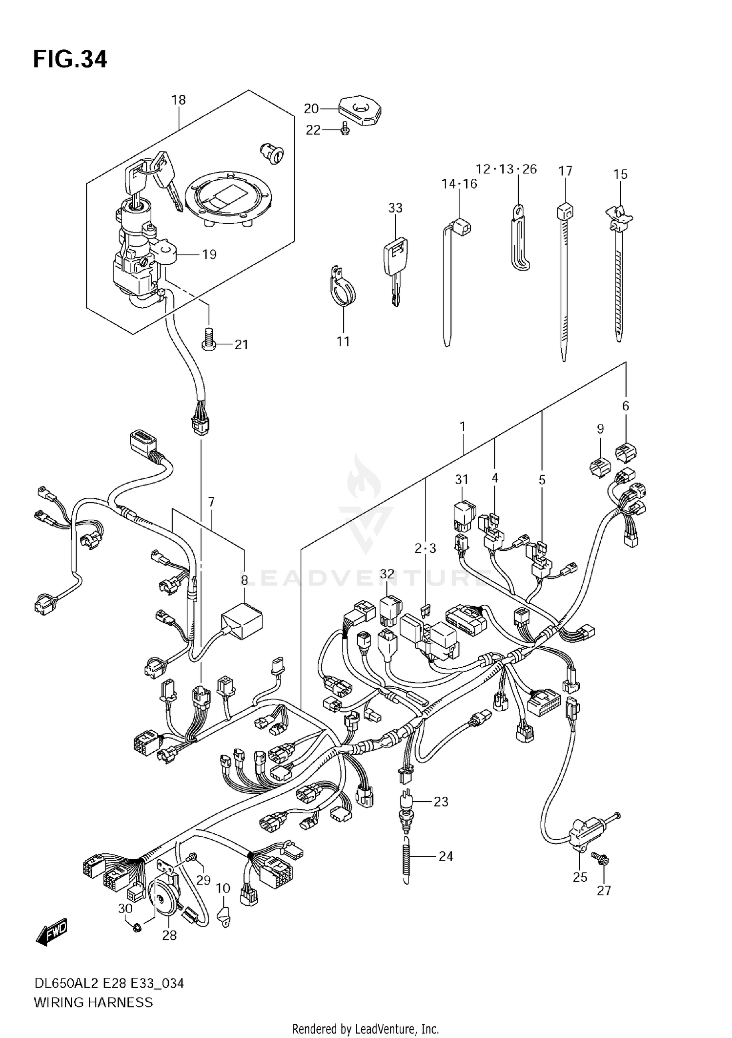 WIRING HARNESS (E28)