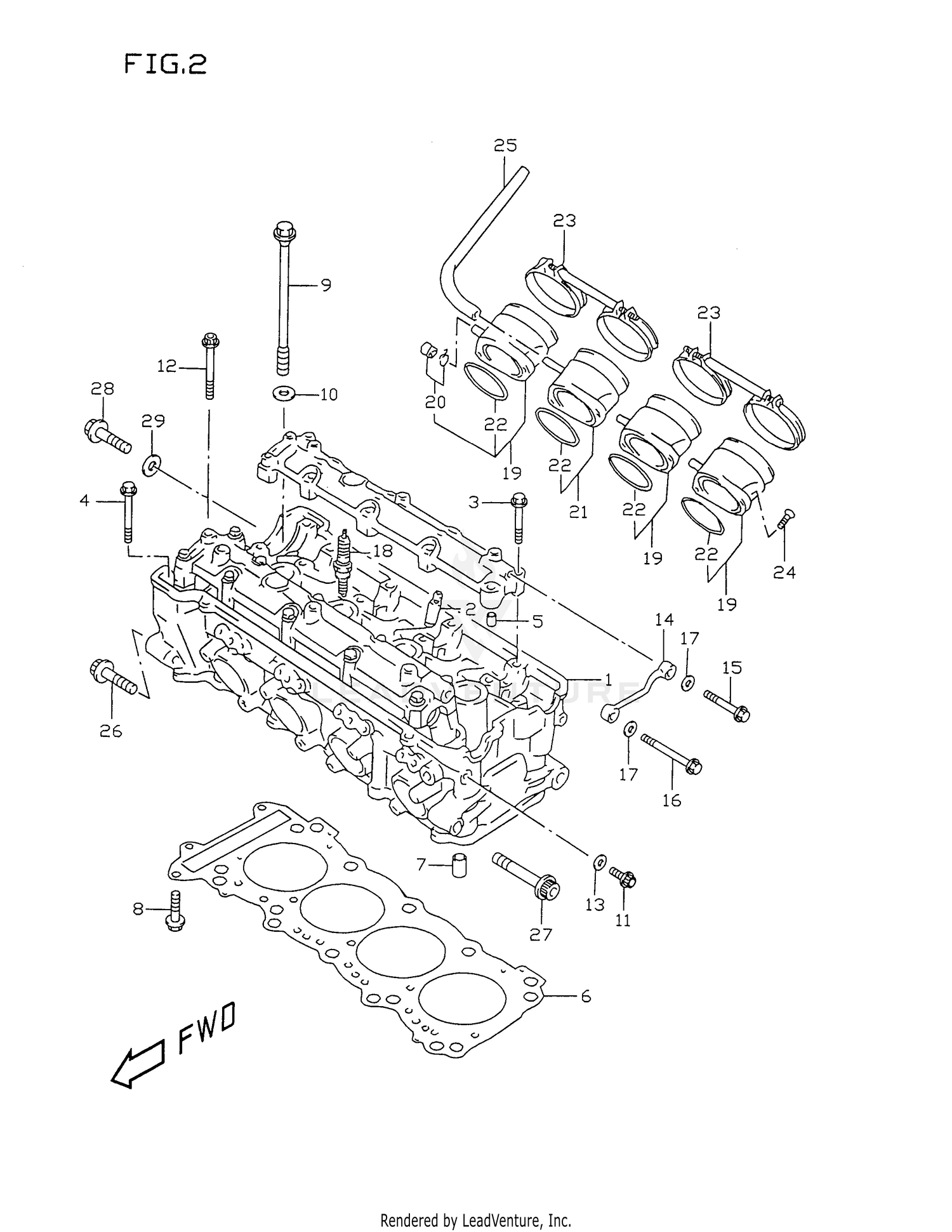 CYLINDER HEAD (MODEL T/V)