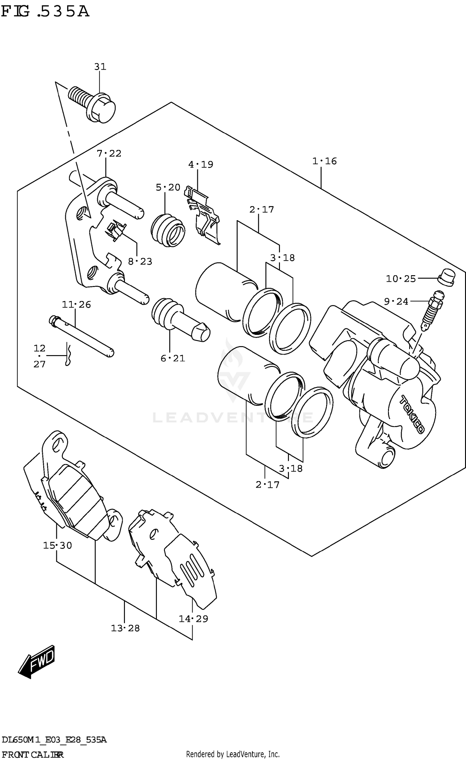 FRONT CALIPER