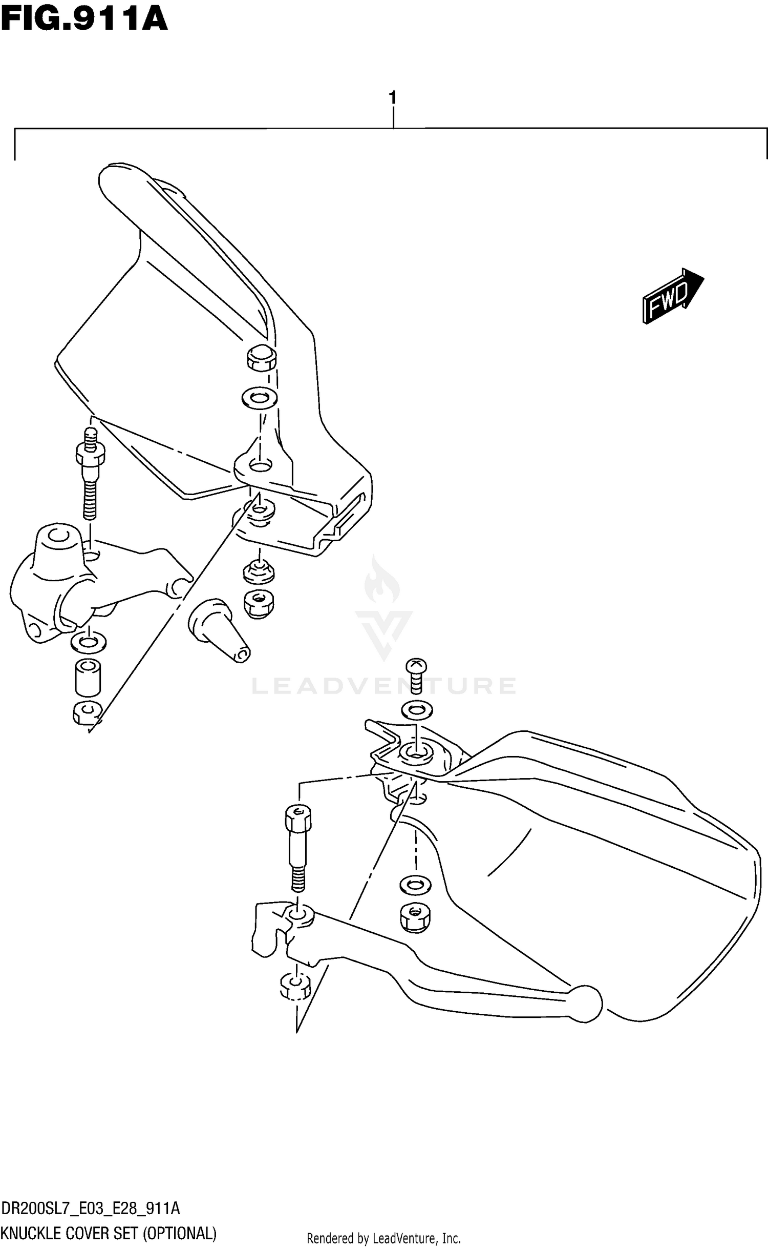 KNUCKLE COVER SET (OPTIONAL)