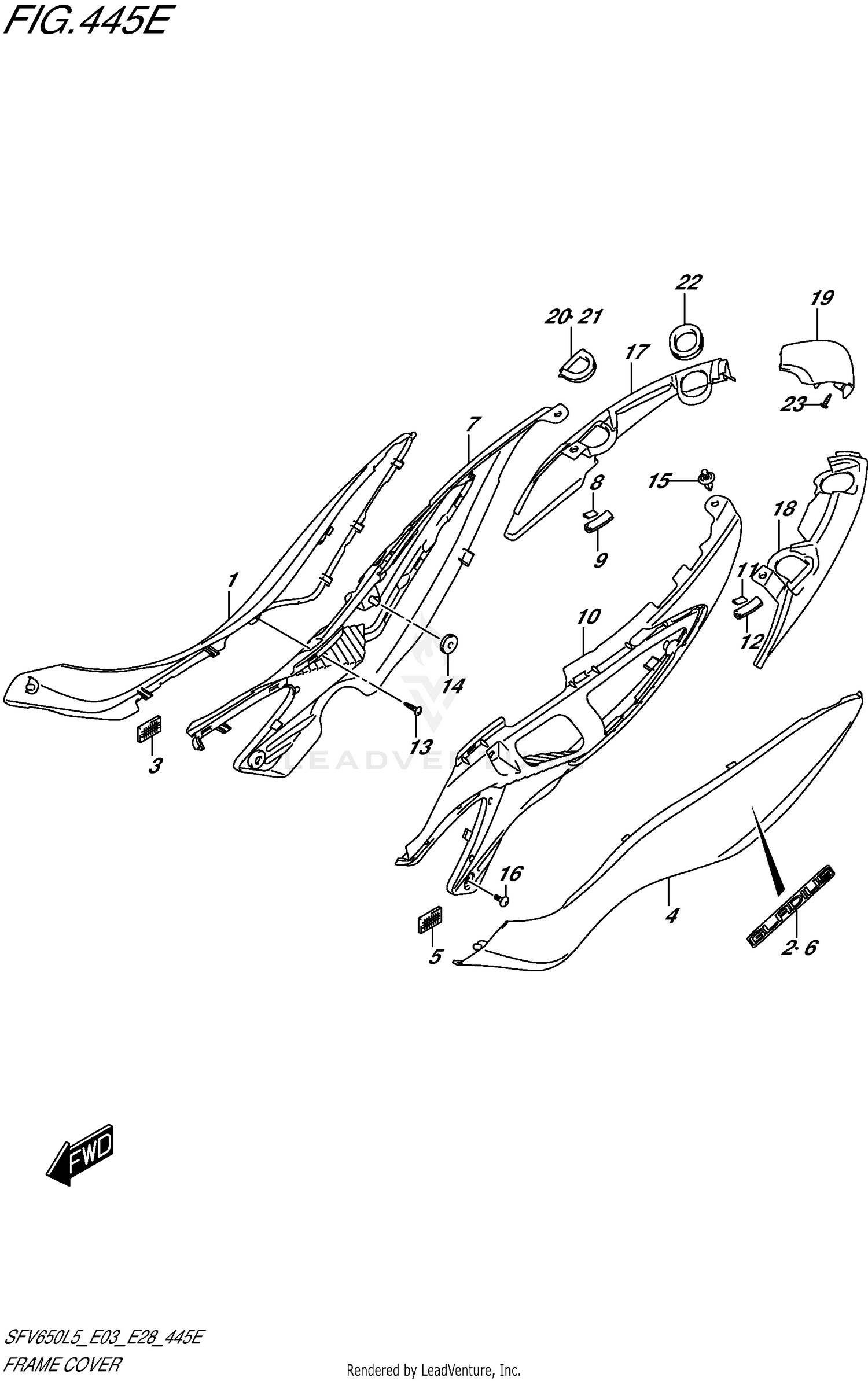 FRAME COVER (SFV650AL5 E33)
