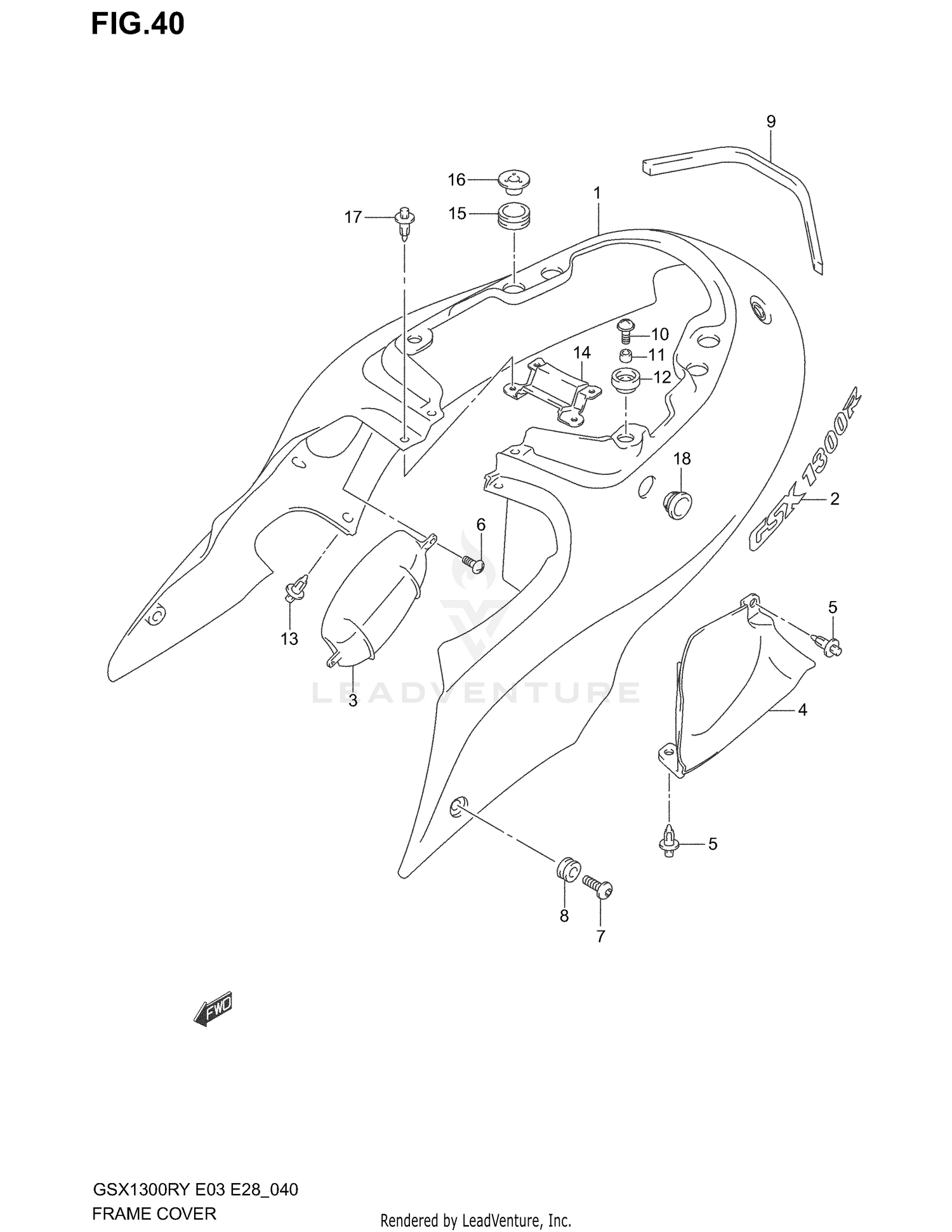FRAME COVER (MODEL X)