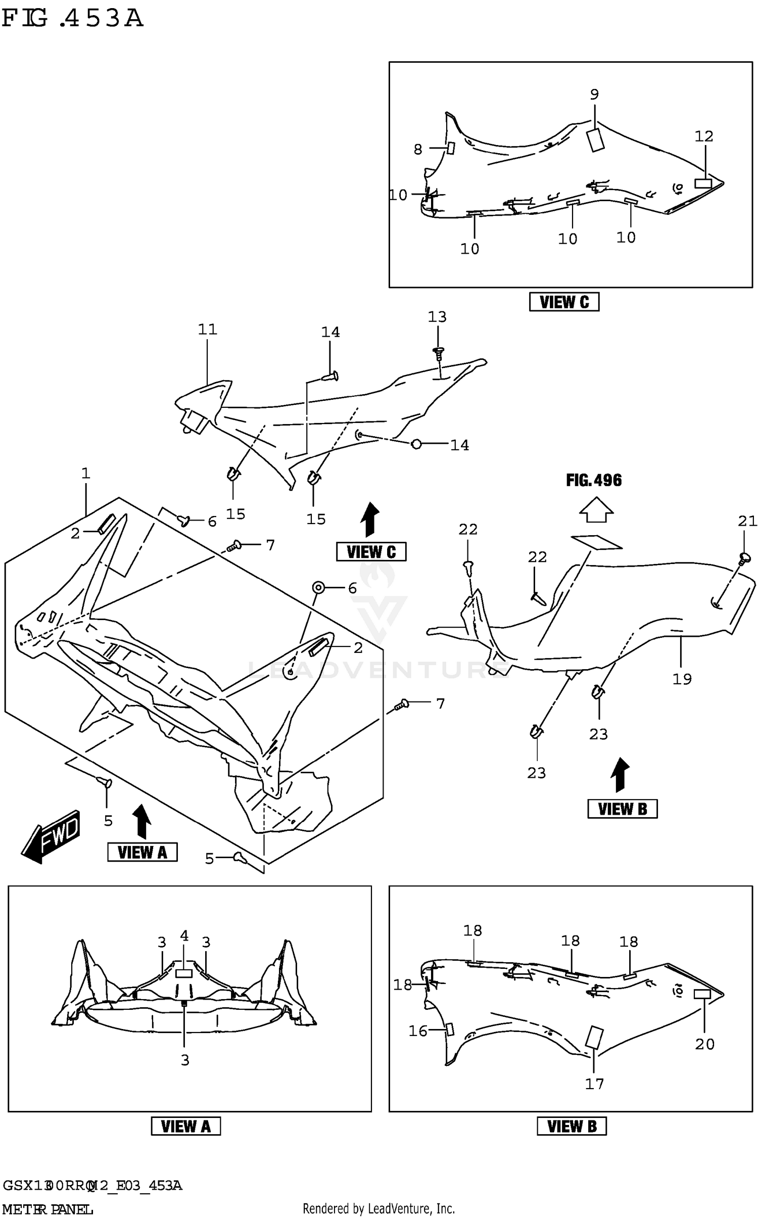 METER PANEL (GSX1300RRQ)