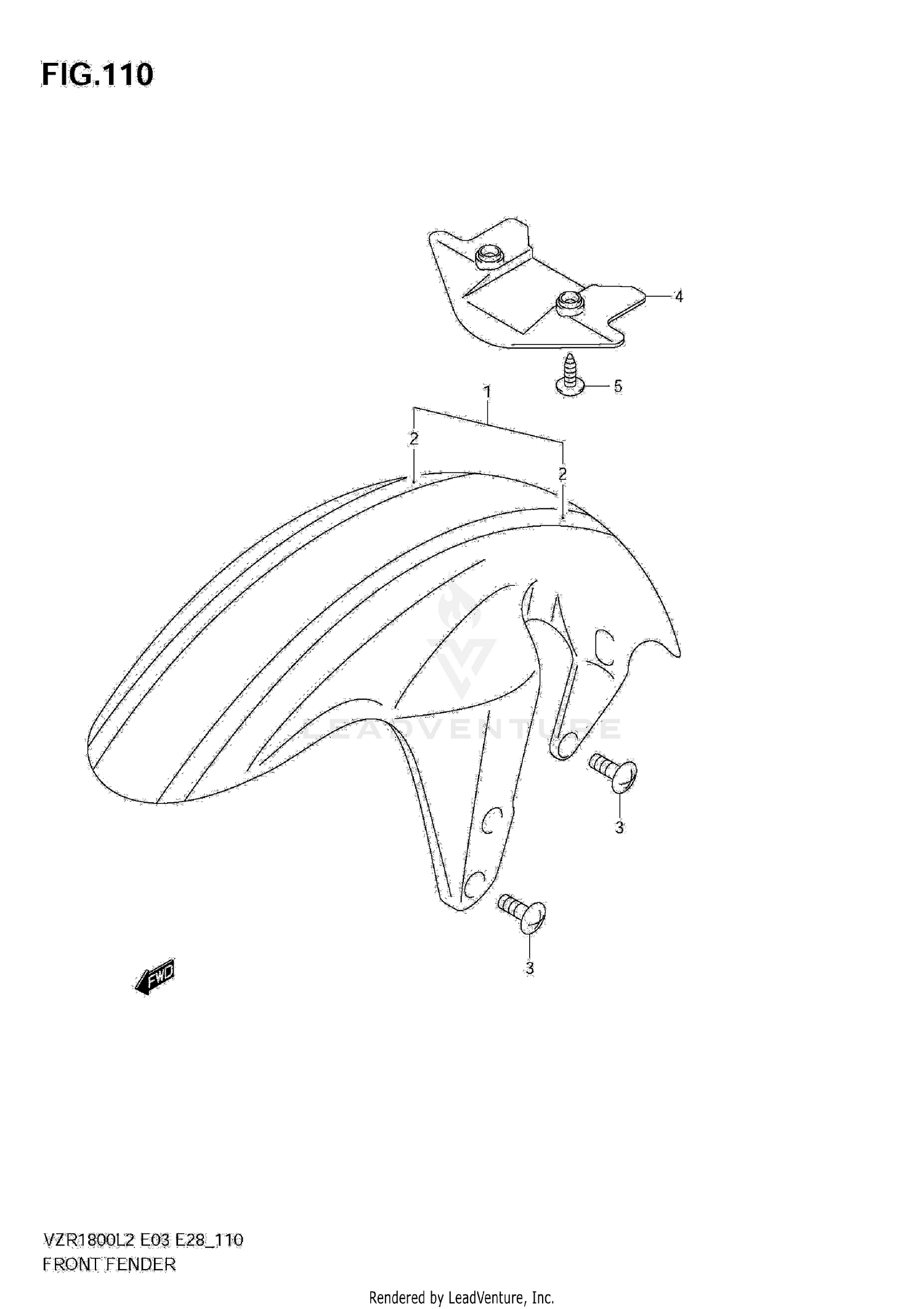 FRONT FENDER (VZR1800Z L2 E28)