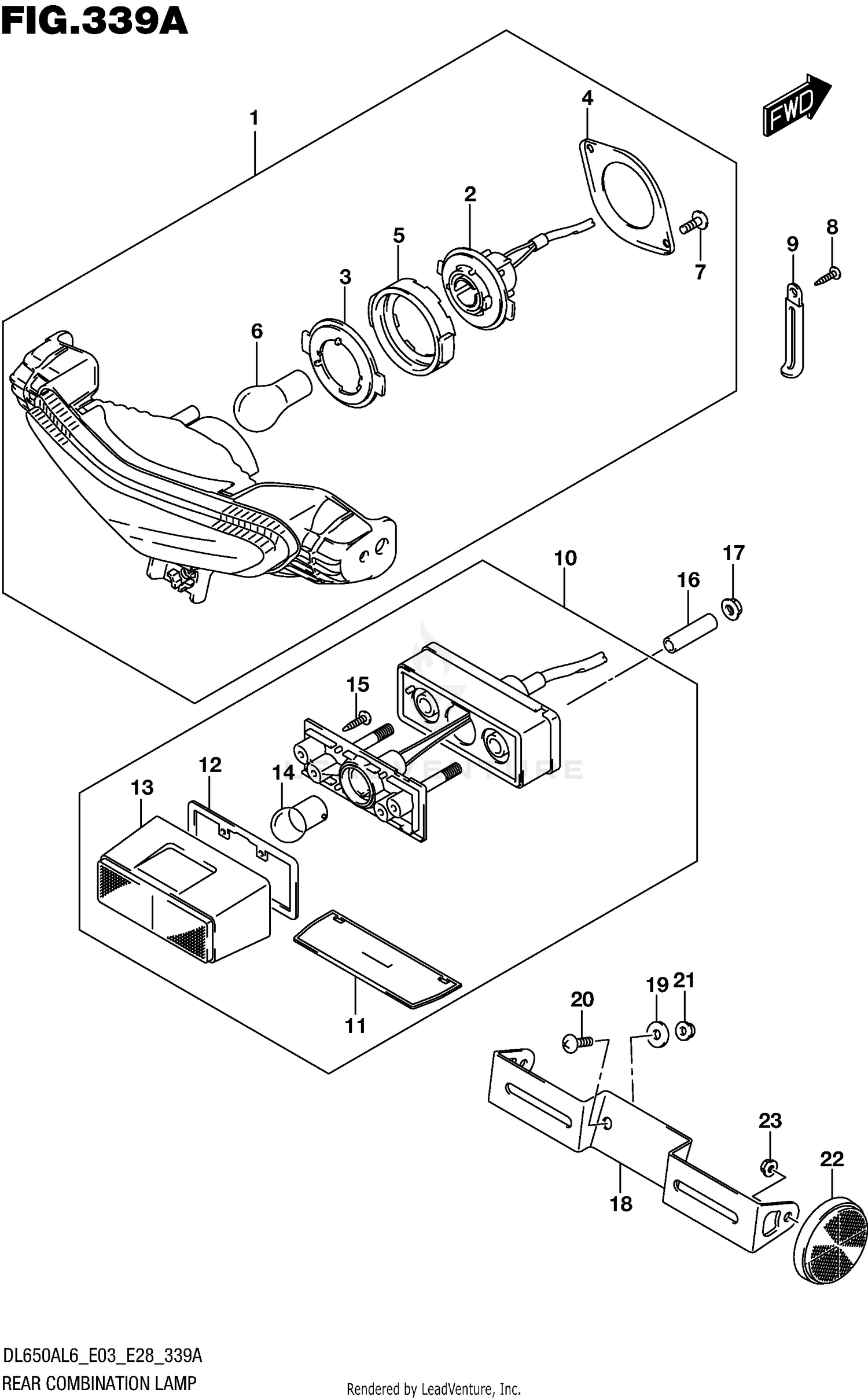 REAR COMBINATION LAMP