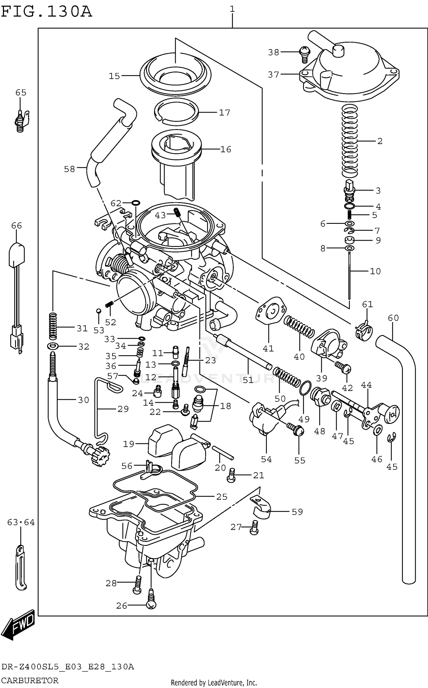 CARBURETOR (DR-Z400SL5 E03)