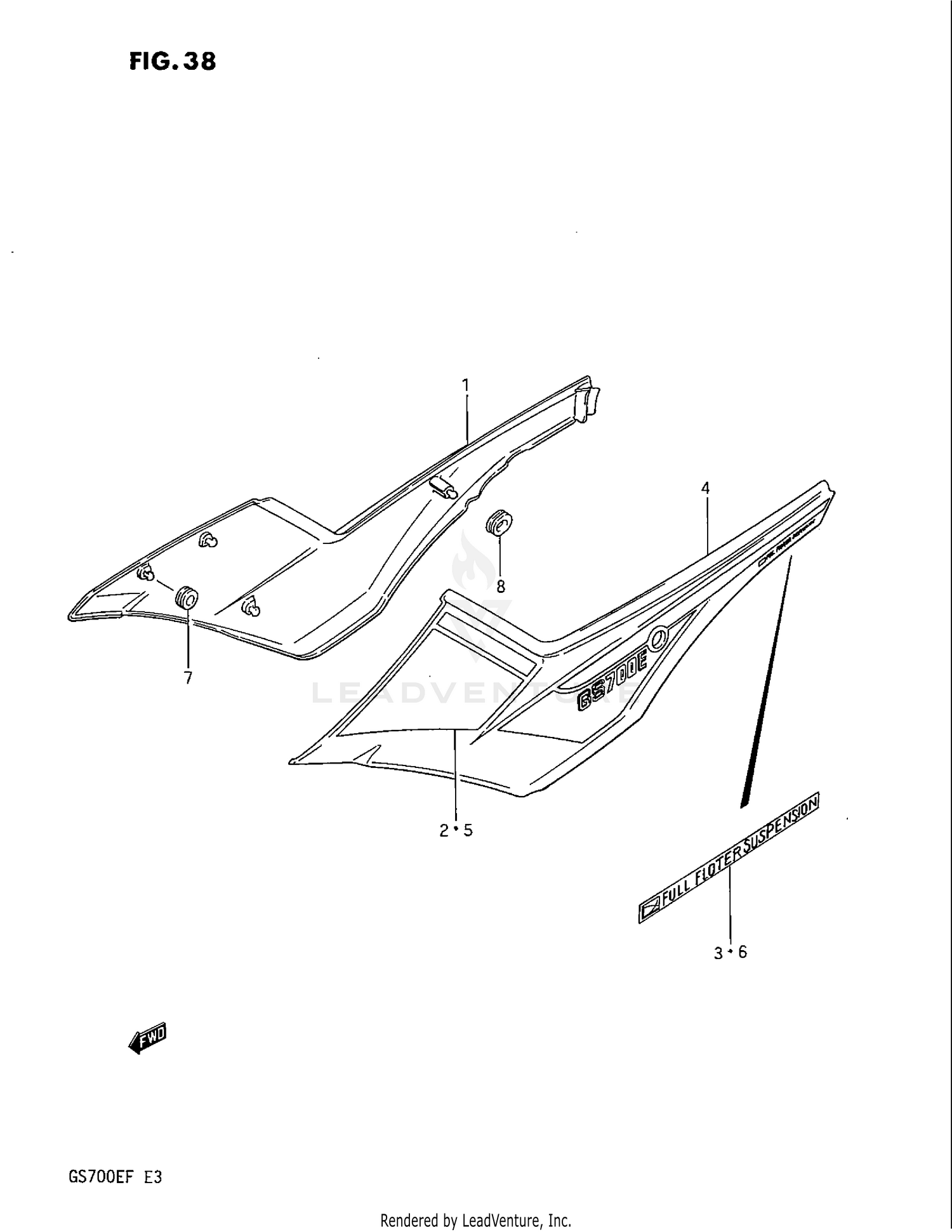 FRAME COVER (GS700EF)