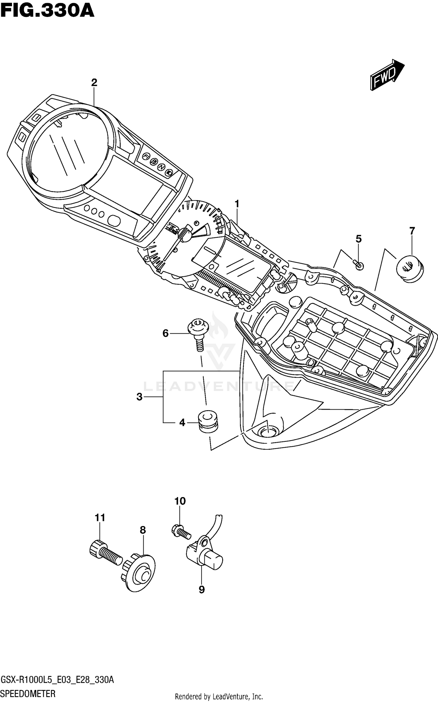 SPEEDOMETER (GSX-R1000L5 E03)