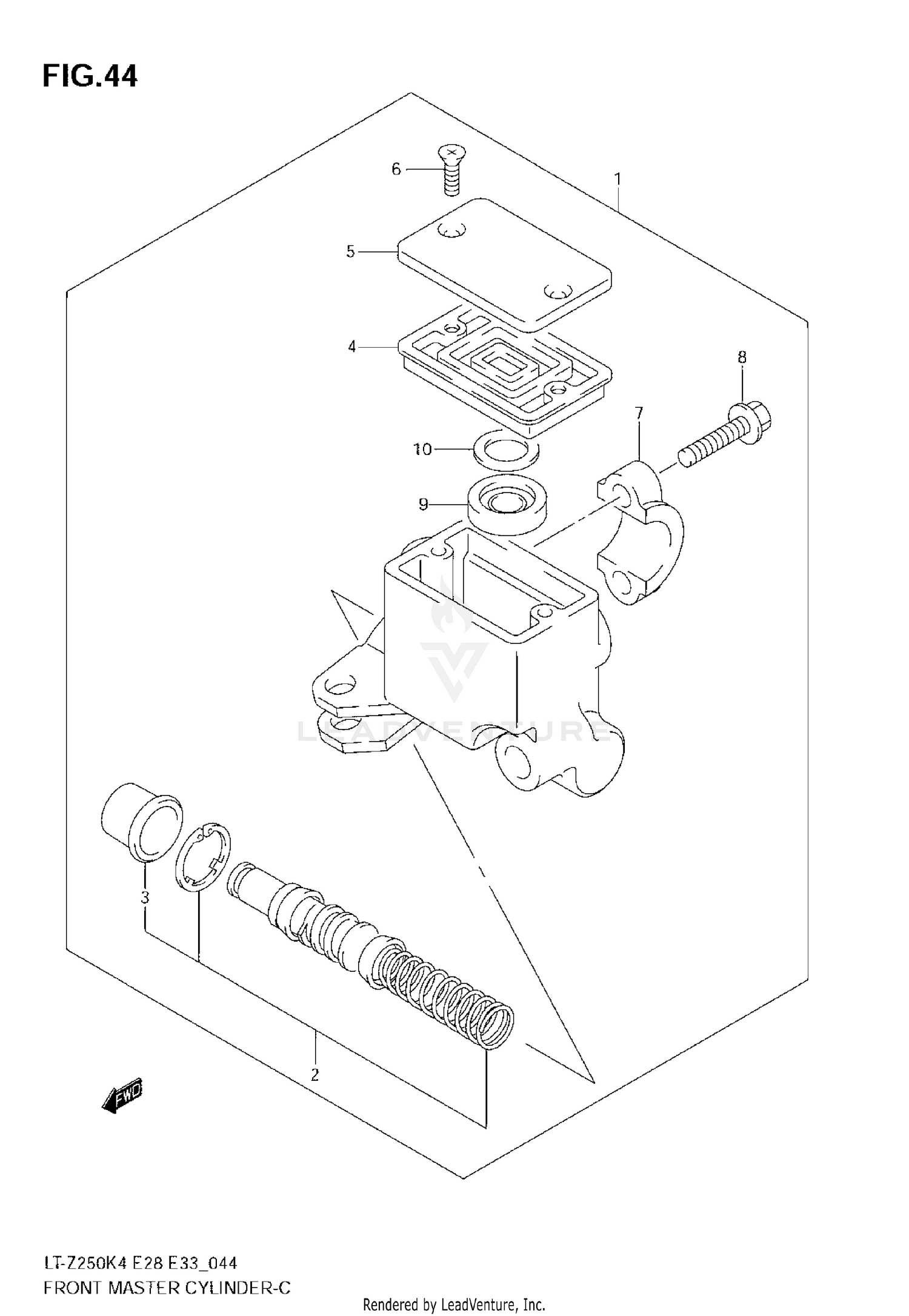 FRONT MASTER CYLINDER