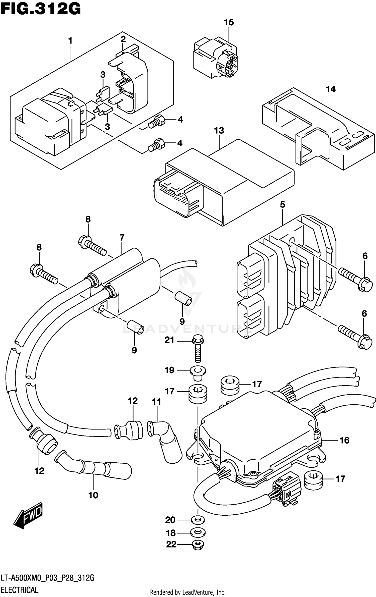 ELECTRICAL (LT-A500XPZM0 P03)