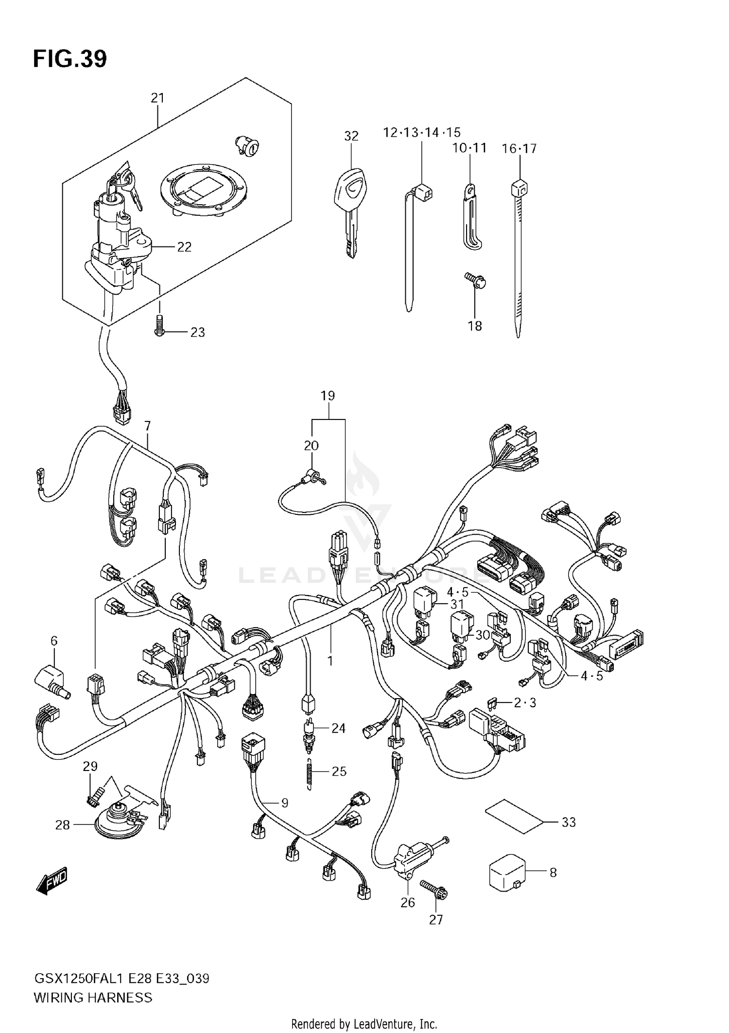 WIRING HARNESS (E33)