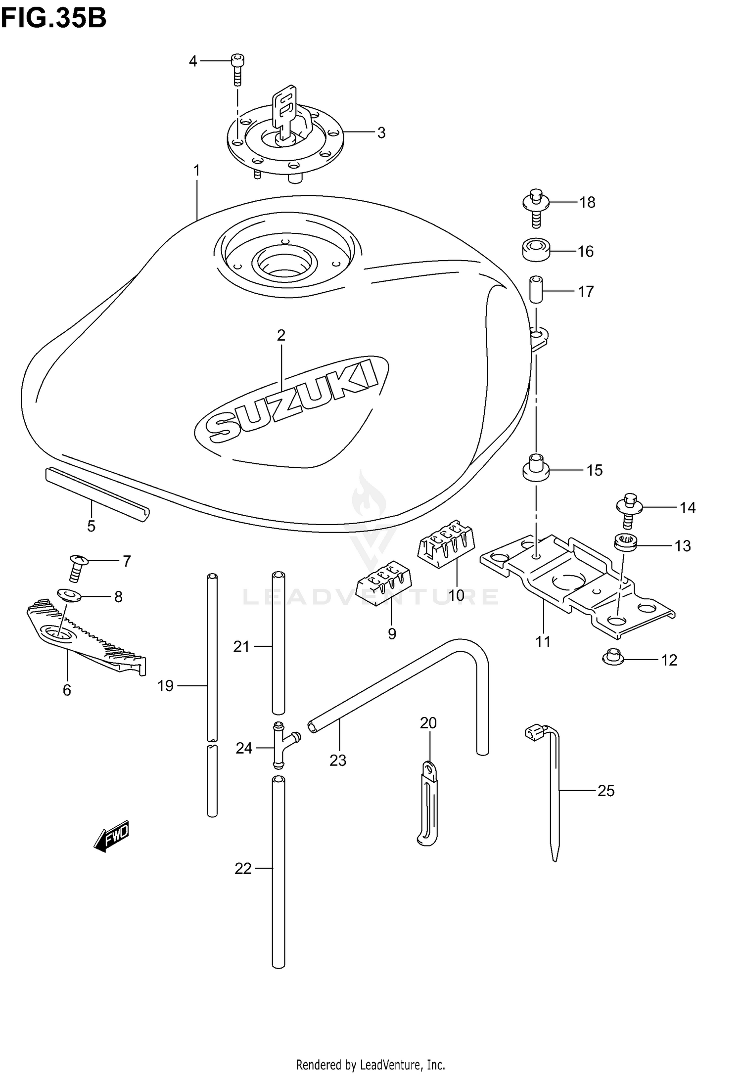 FUEL TANK (MODEL K4)