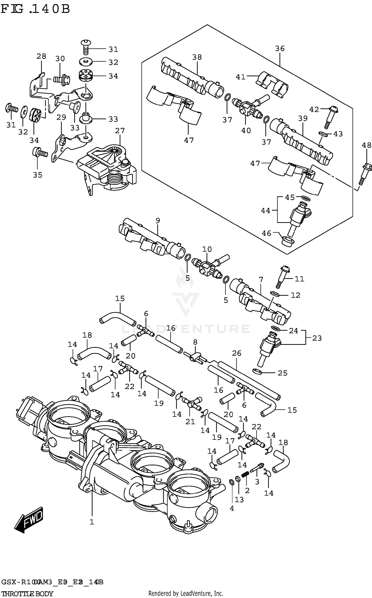 THROTTLE BODY (E33)