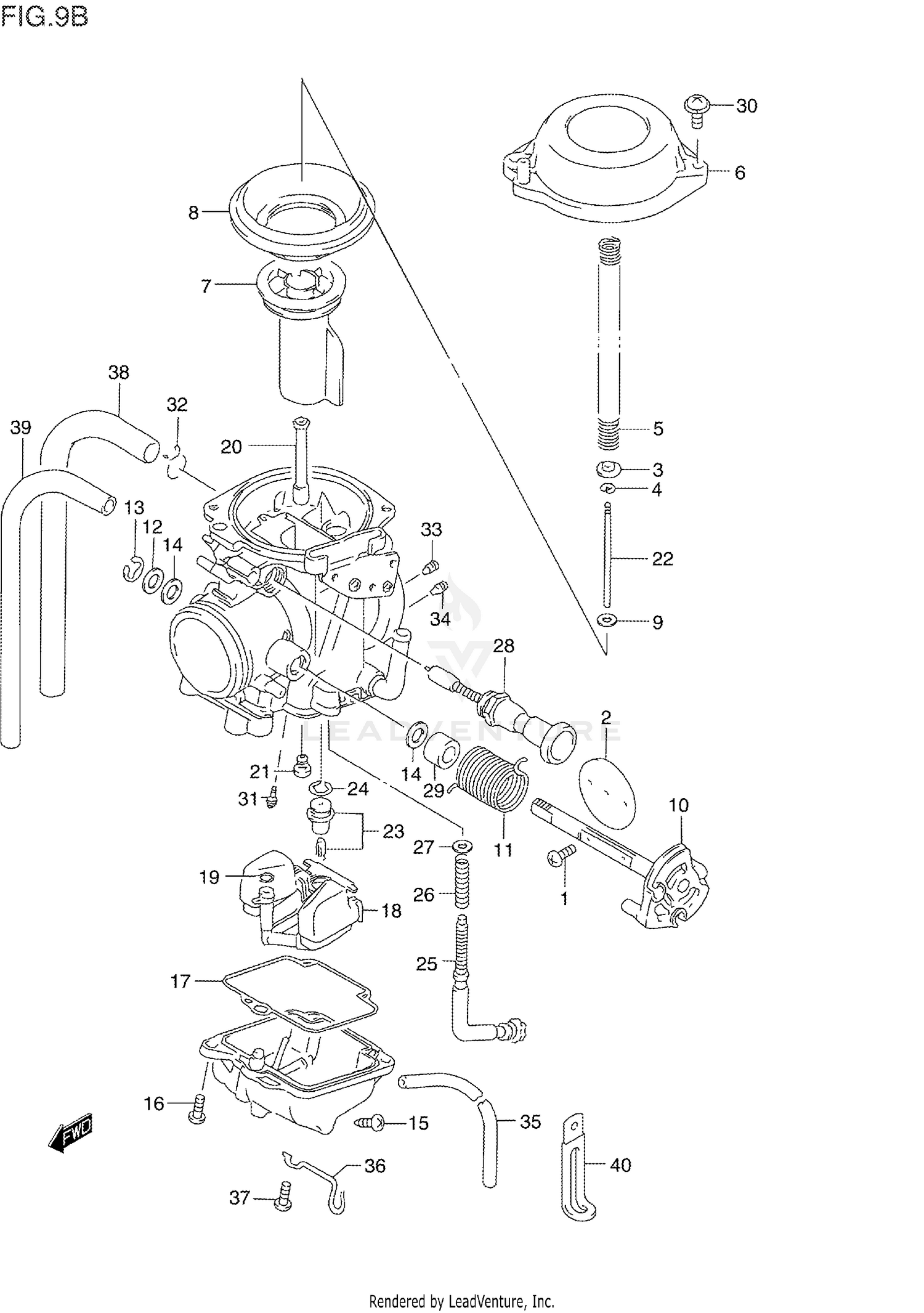 CARBURETOR (MODEL P/R/S)