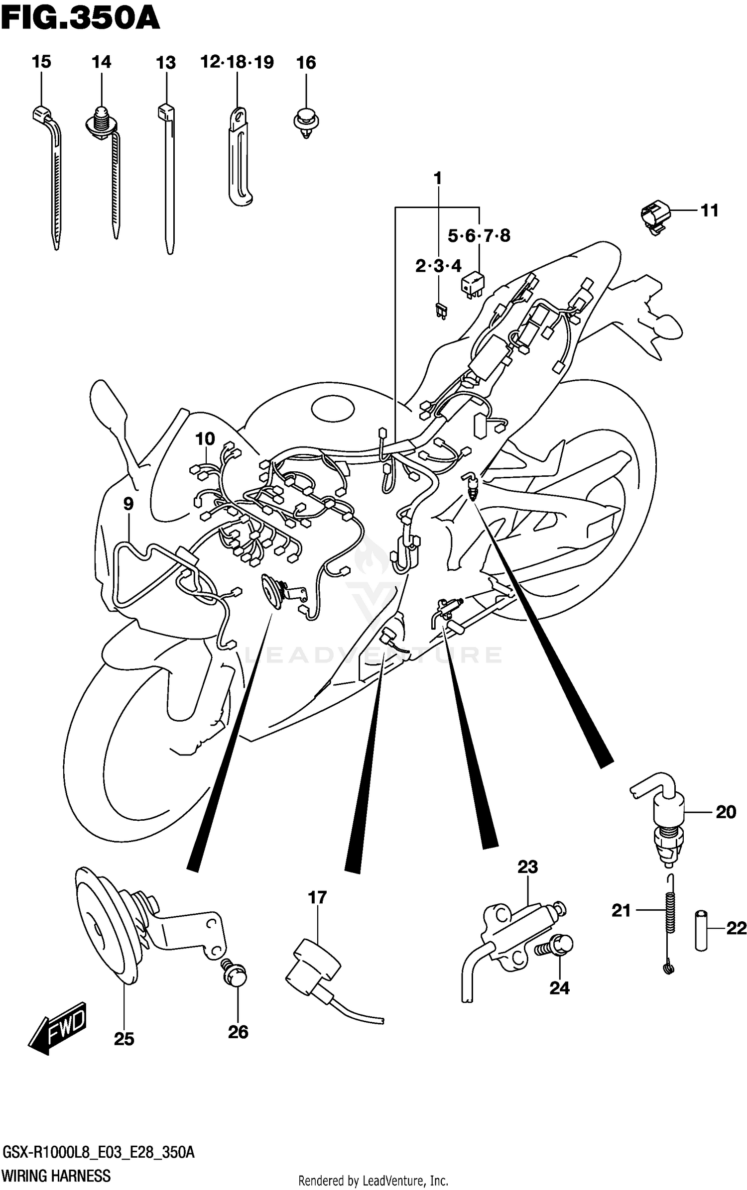 WIRING HARNESS (GSX-R1000L8 E03)