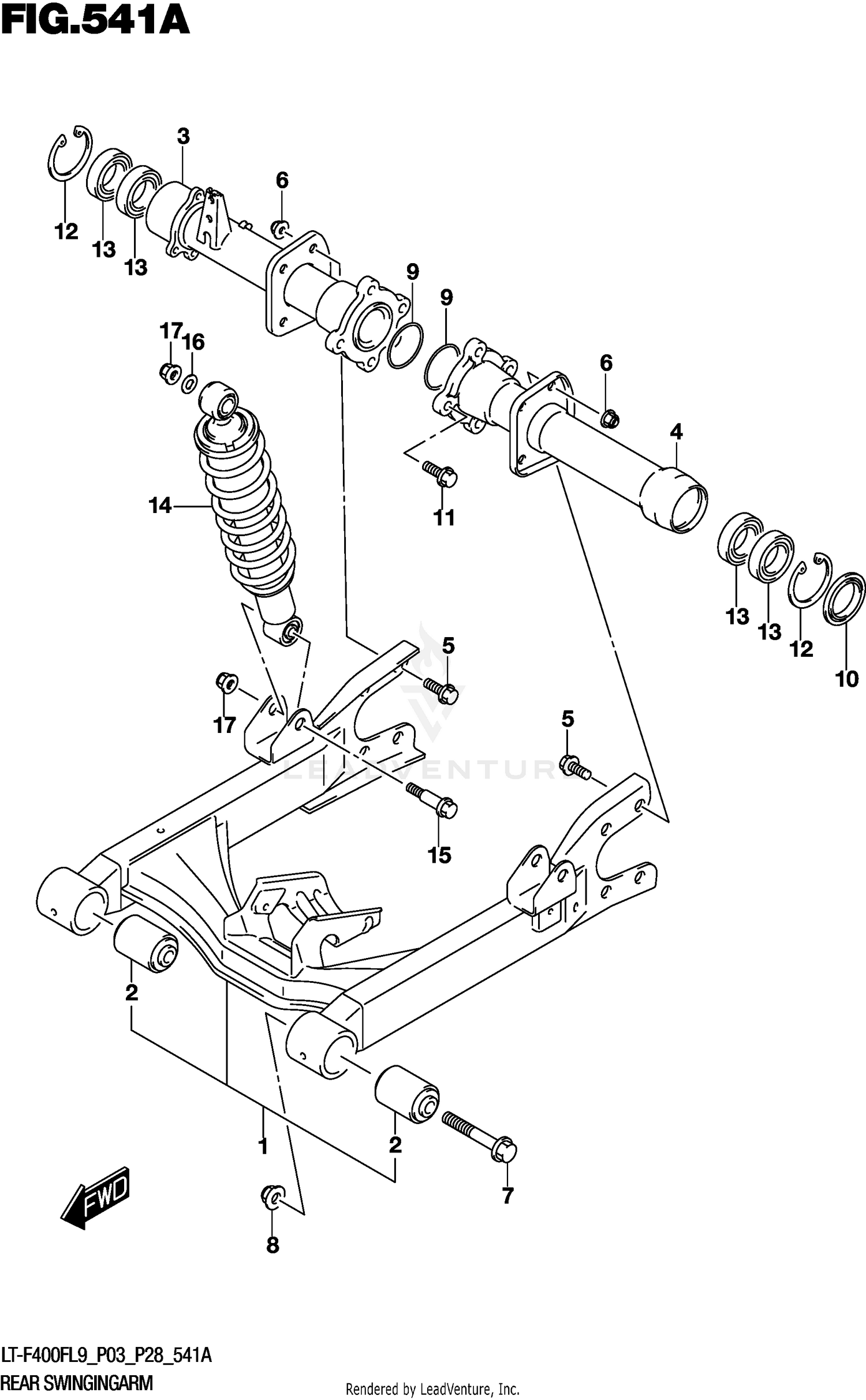 REAR SWINGINGARM