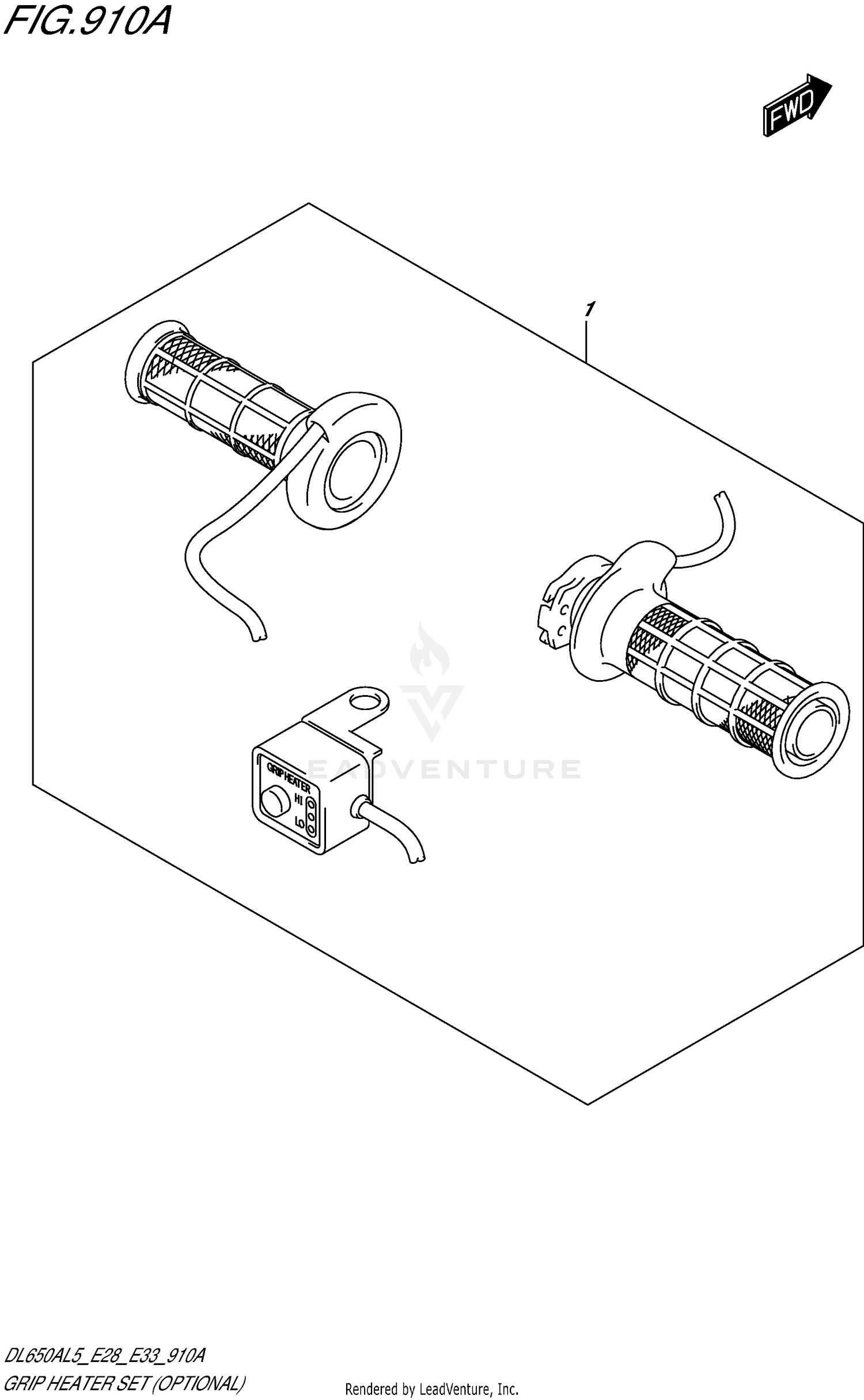 GRIP HEATER SET (OPTIONAL)