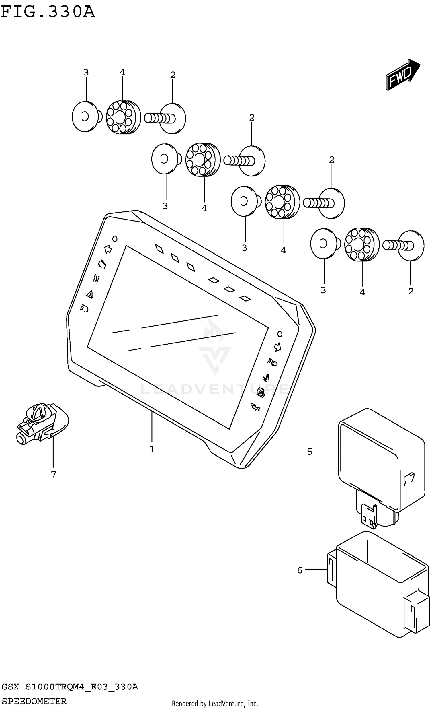 SPEEDOMETER (GSX-S1000TRQM4 E03)
