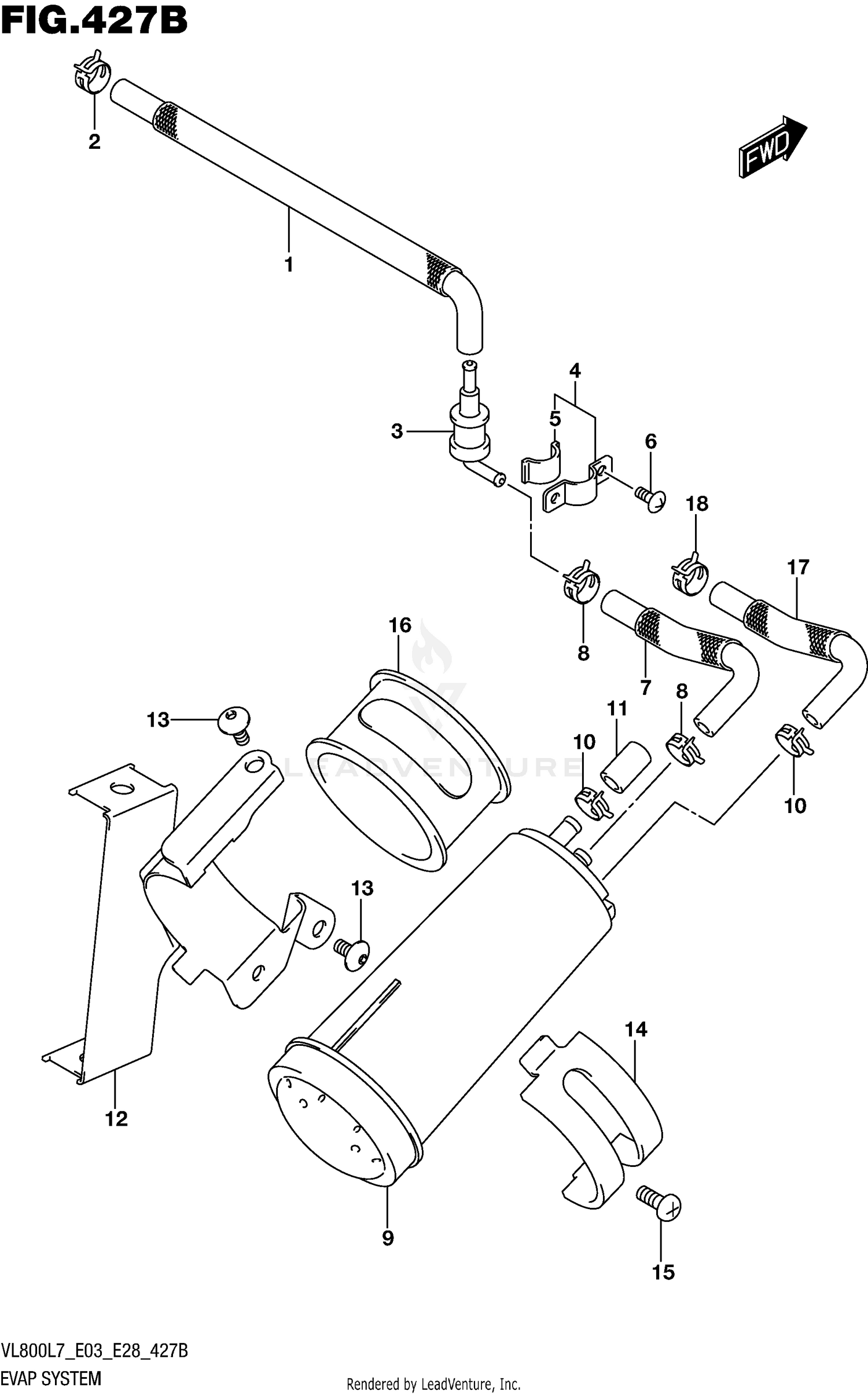 EVAP SYSTEM (VL800TL7 E33)
