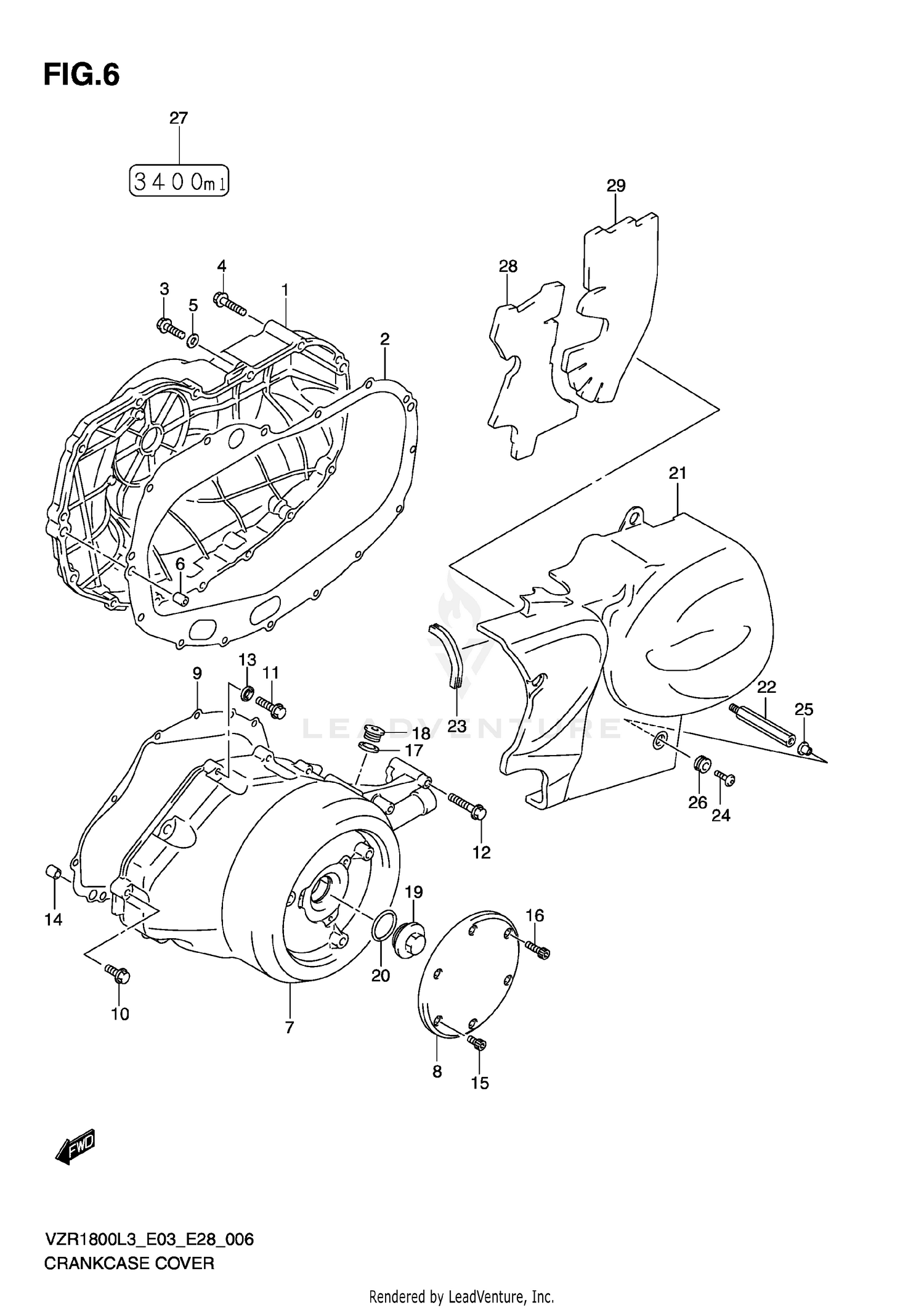 CRANKCASE COVER