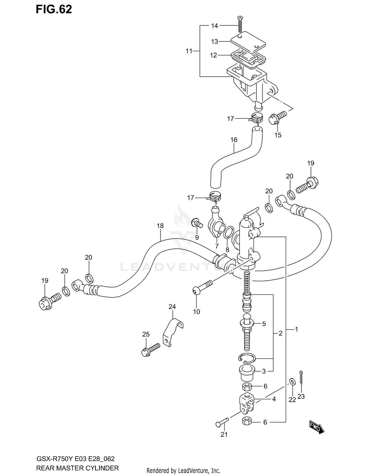 REAR MASTER CYLINDER