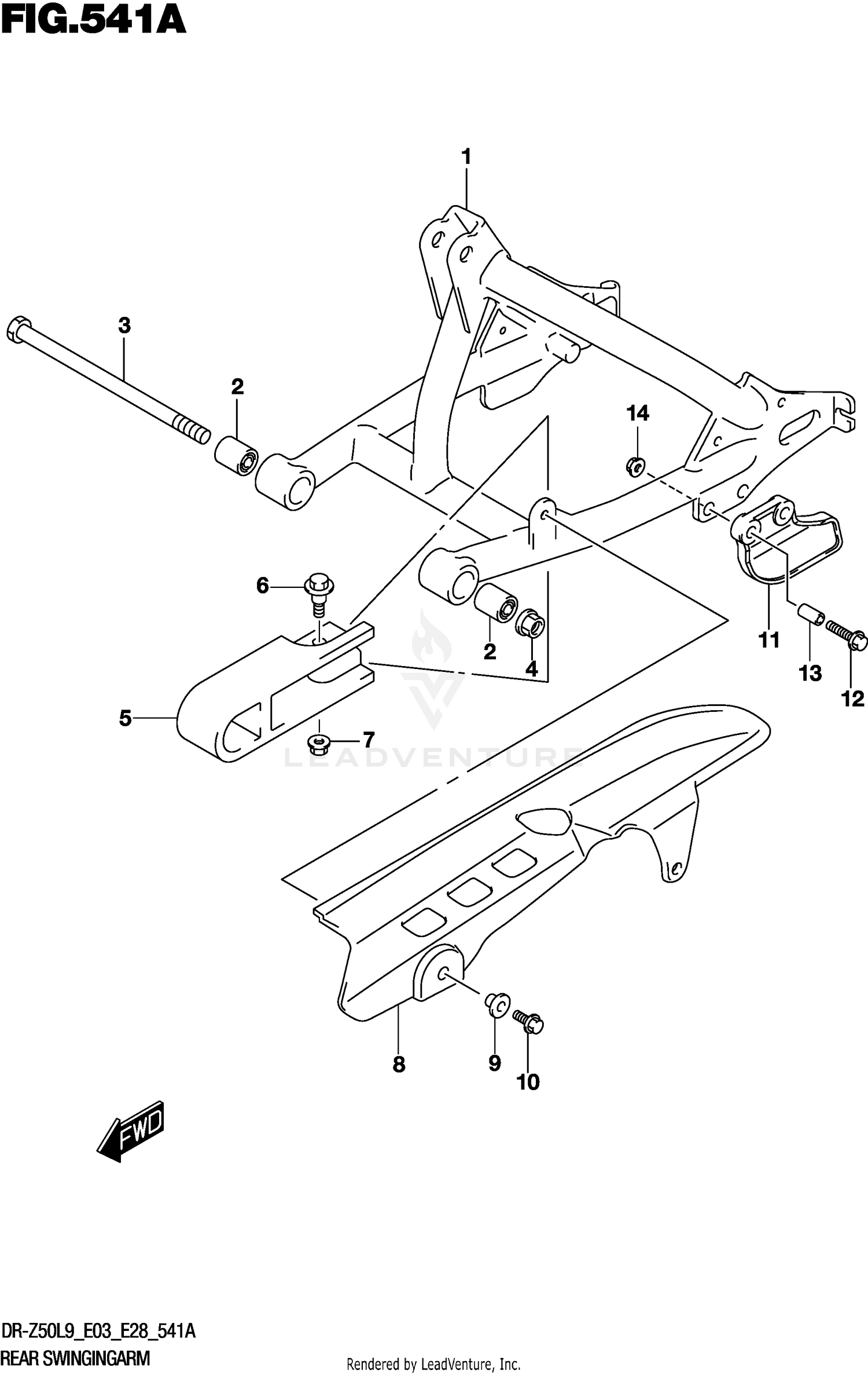 REAR SWINGINGARM