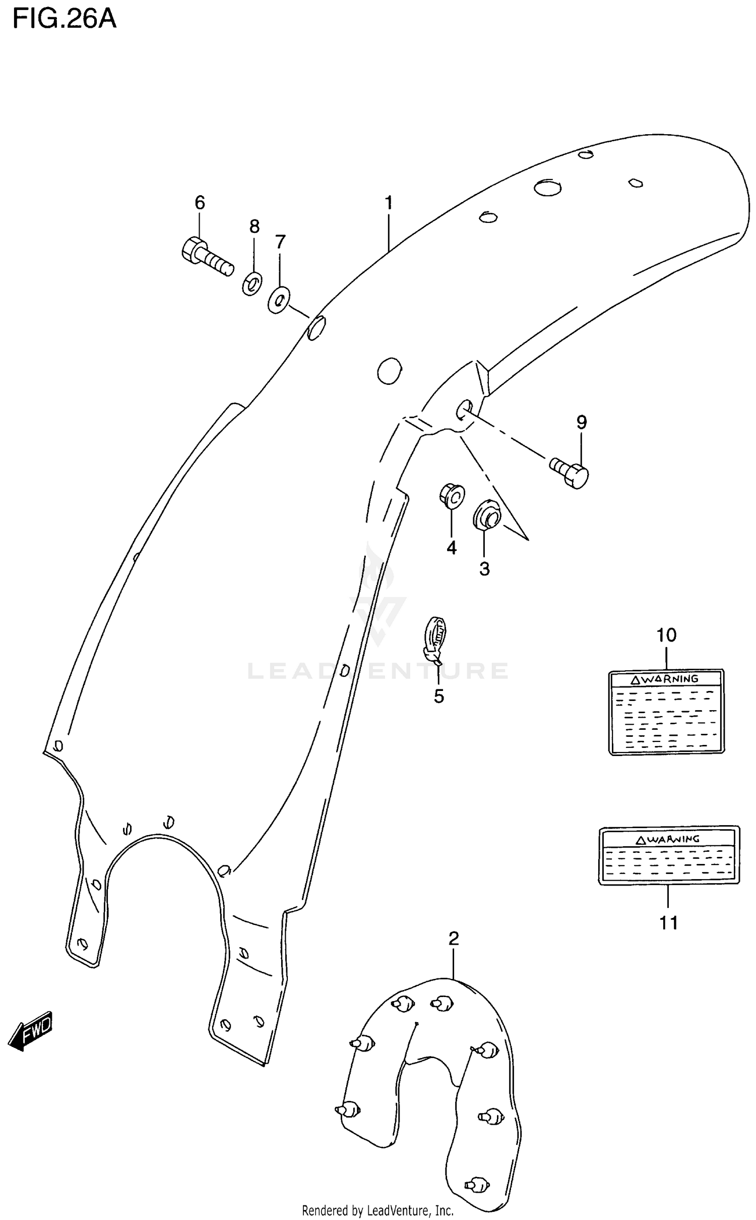 REAR FENDER (MODEL Y)