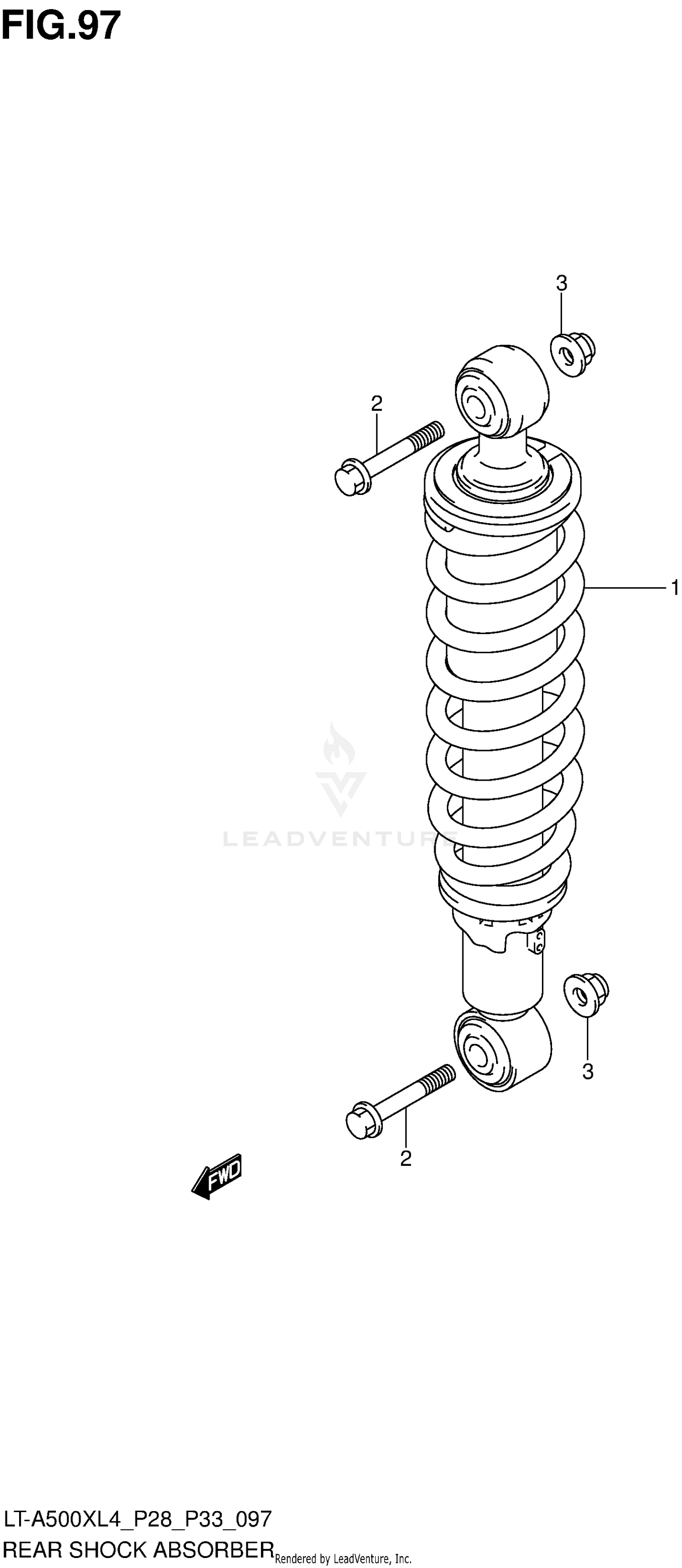 REAR SHOCK ABSORBER