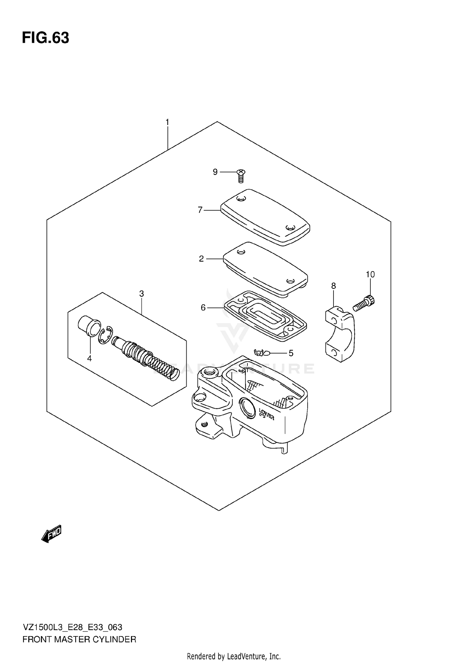 FRONT MASTER CYLINDER