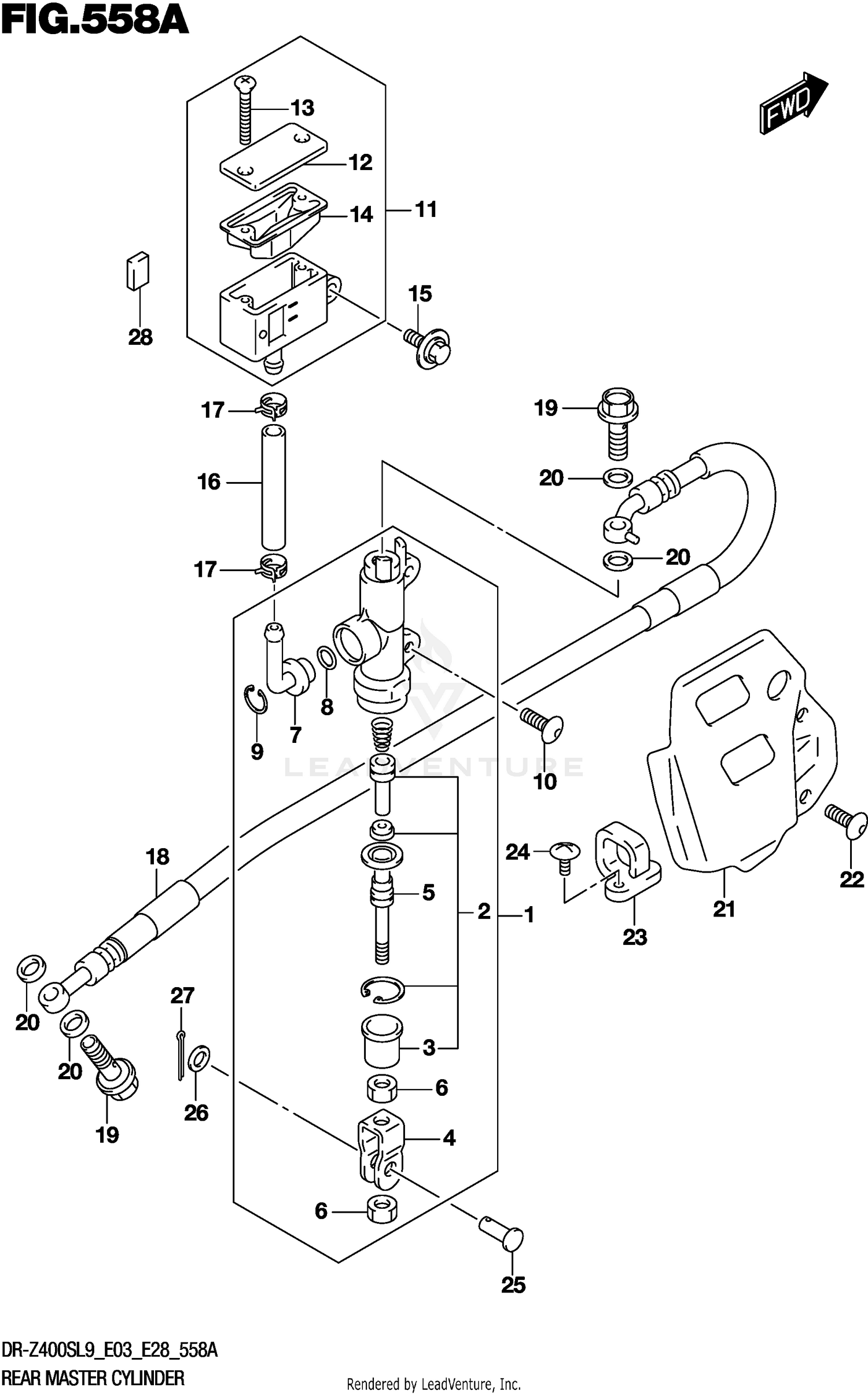 REAR MASTER CYLINDER