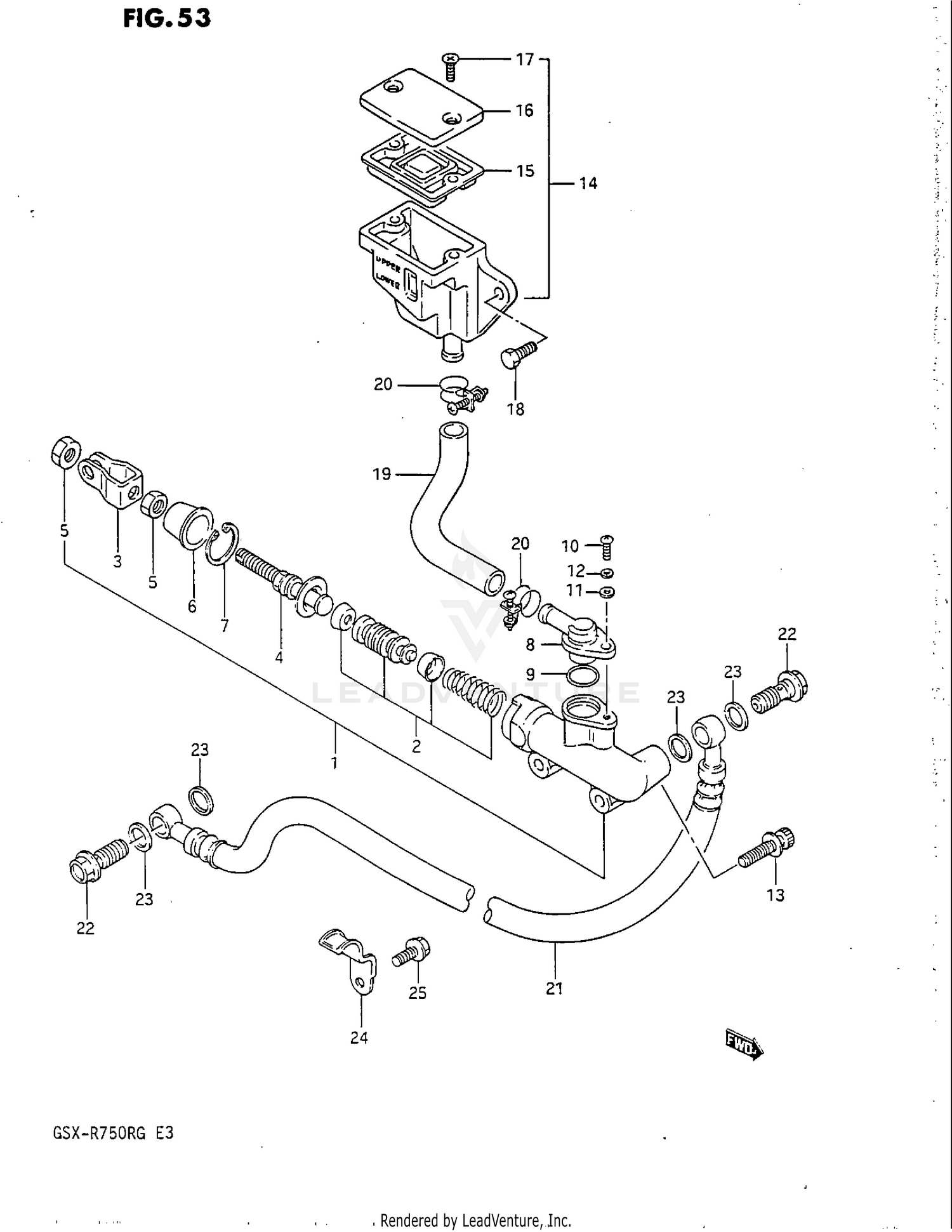 REAR MASTER CYLINDER