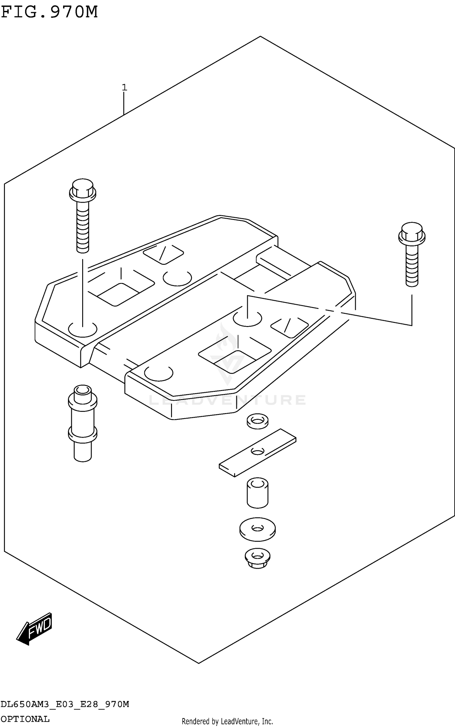 OPTIONAL (TOP CASE BRACKET SET)