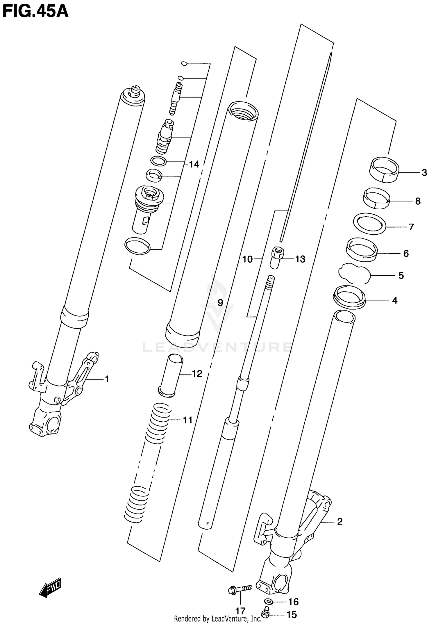FRONT DAMPER (MODEL W/X/Y/K1)