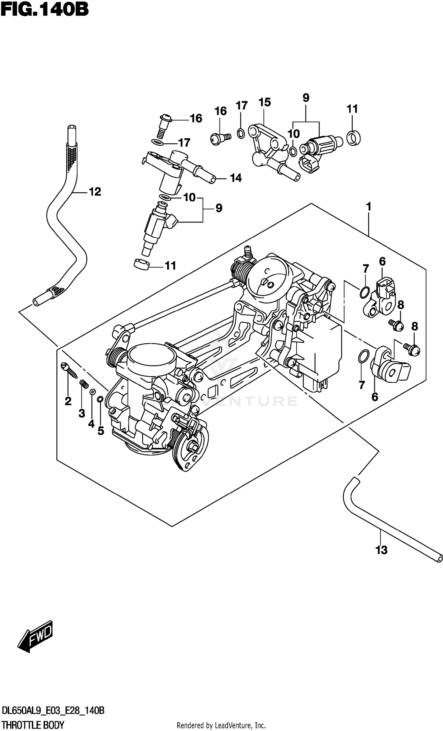 THROTTLE BODY (E03,E28)