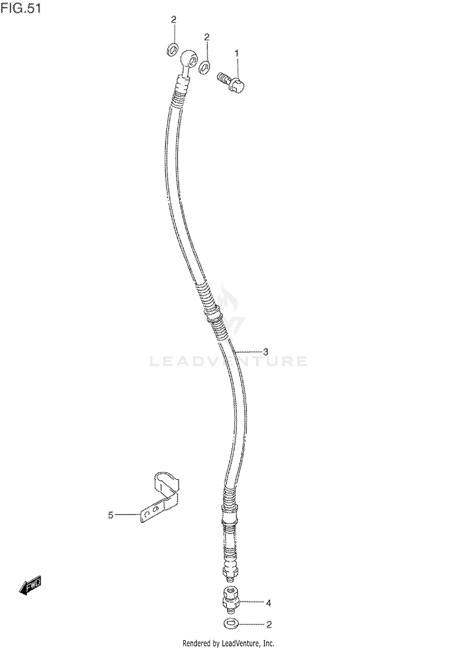FRONT BRAKE HOSE