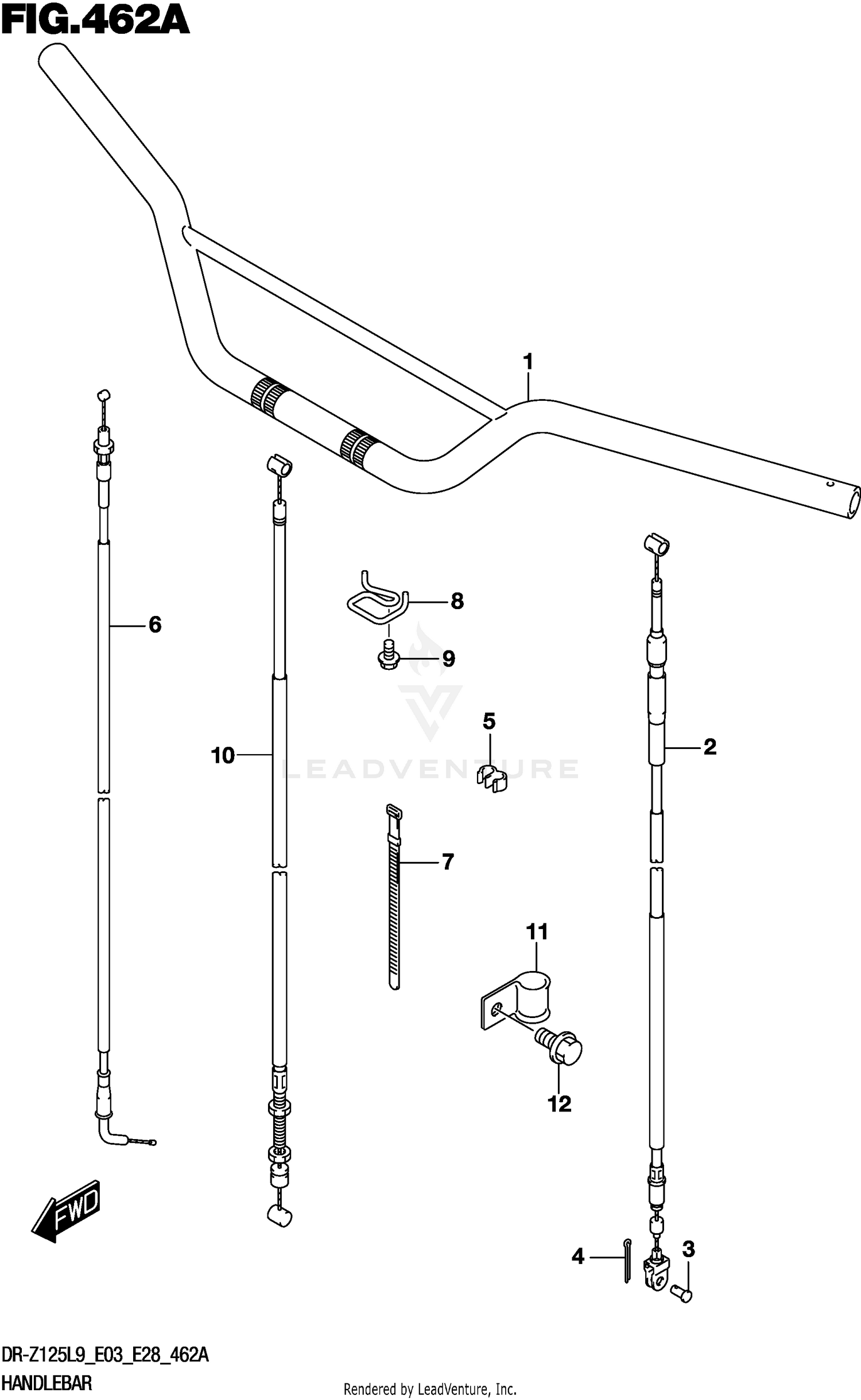 HANDLEBAR (DR-Z125L9 E28)