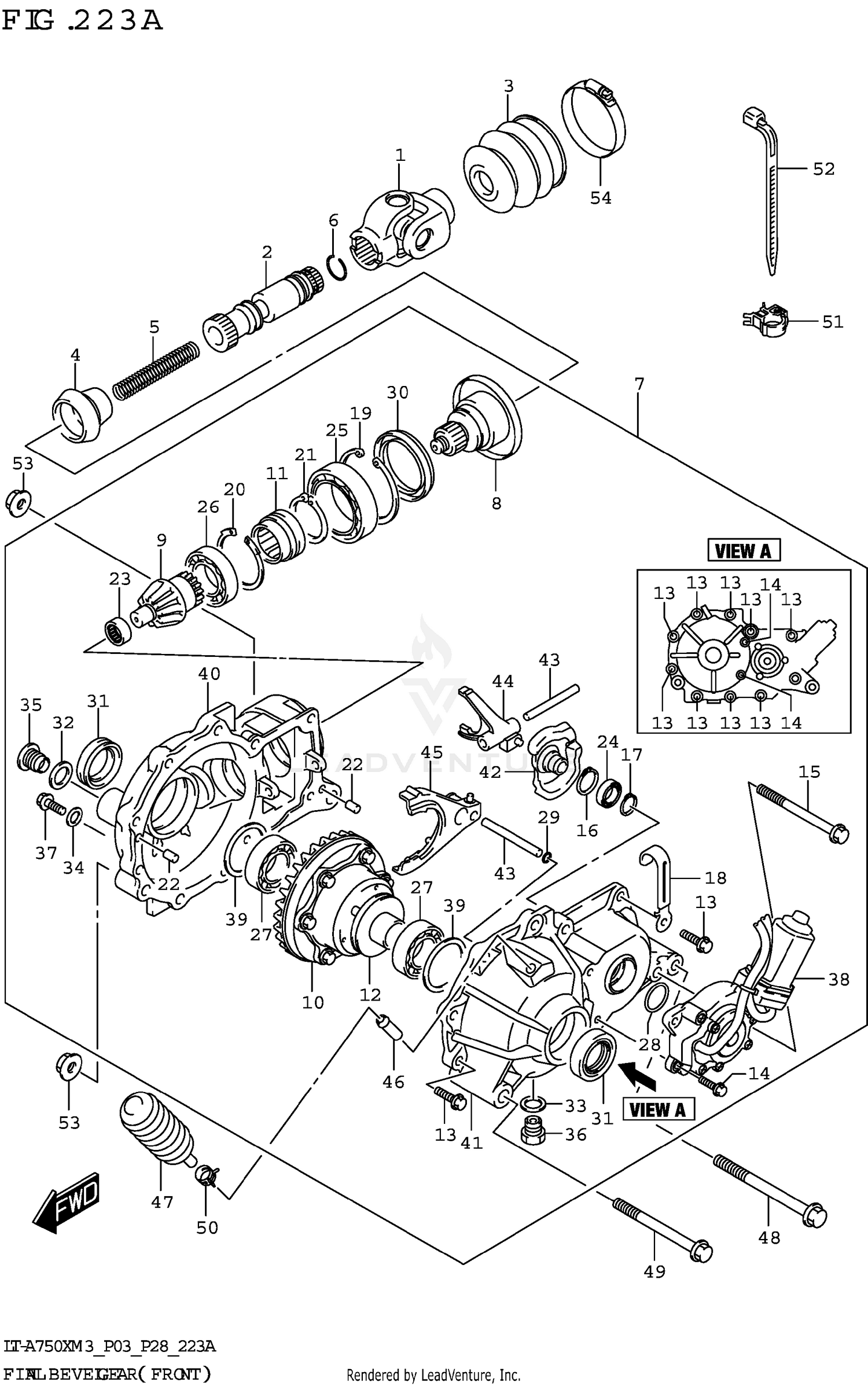 FINAL BEVEL GEAR (FRONT)
