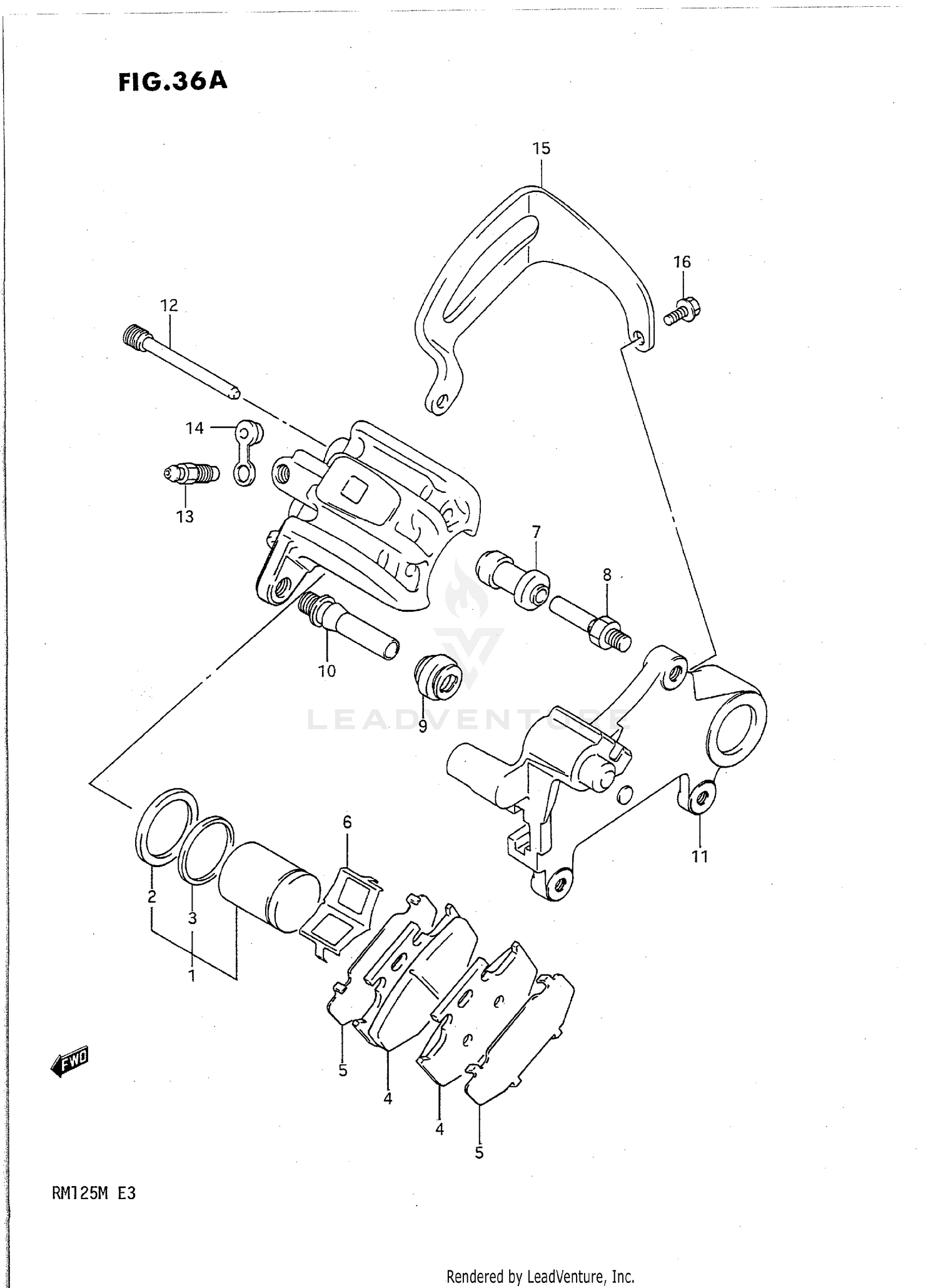 REAR CALIPERS (MODEL L)