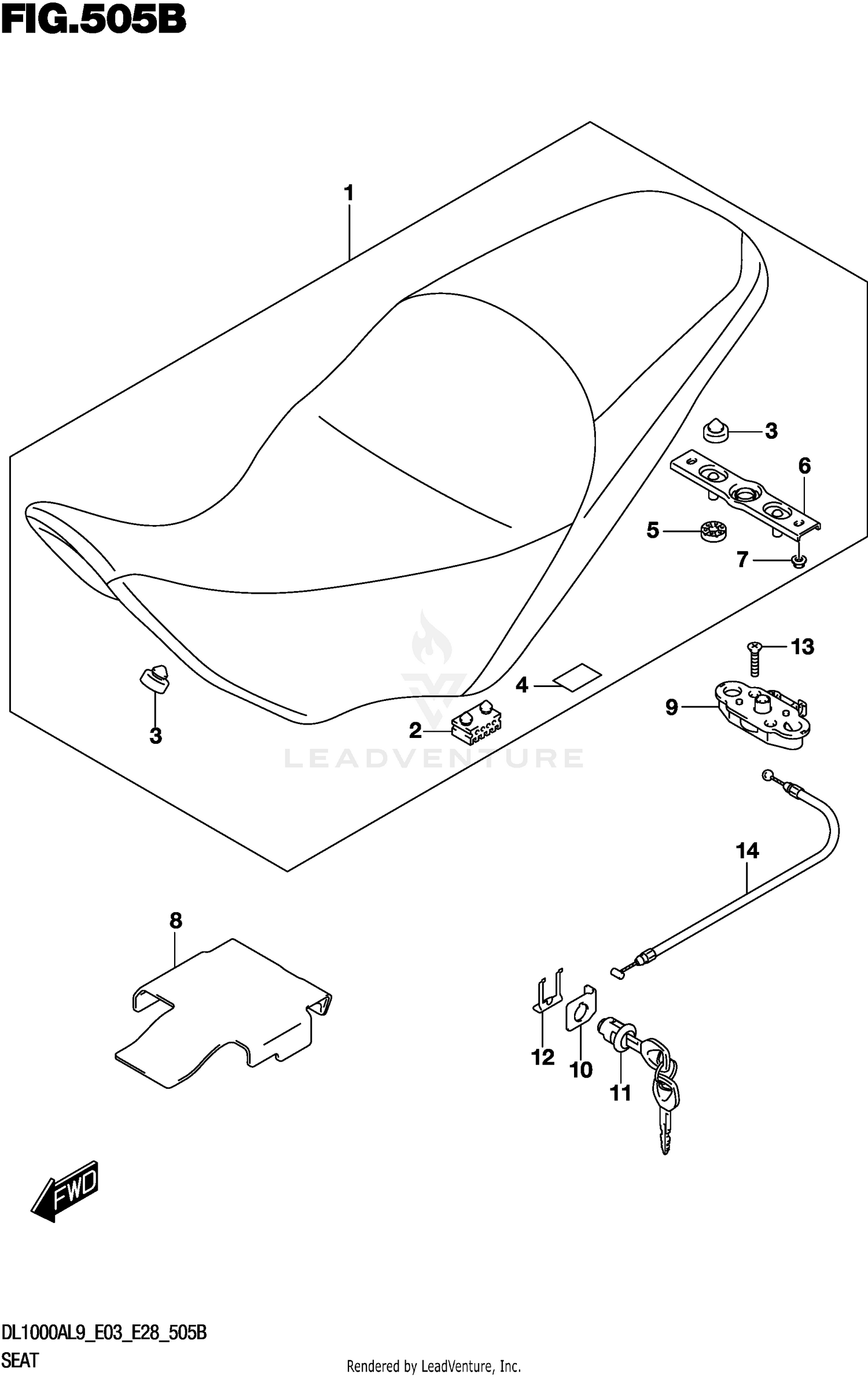 SEAT (DL1000XAL9 E28)