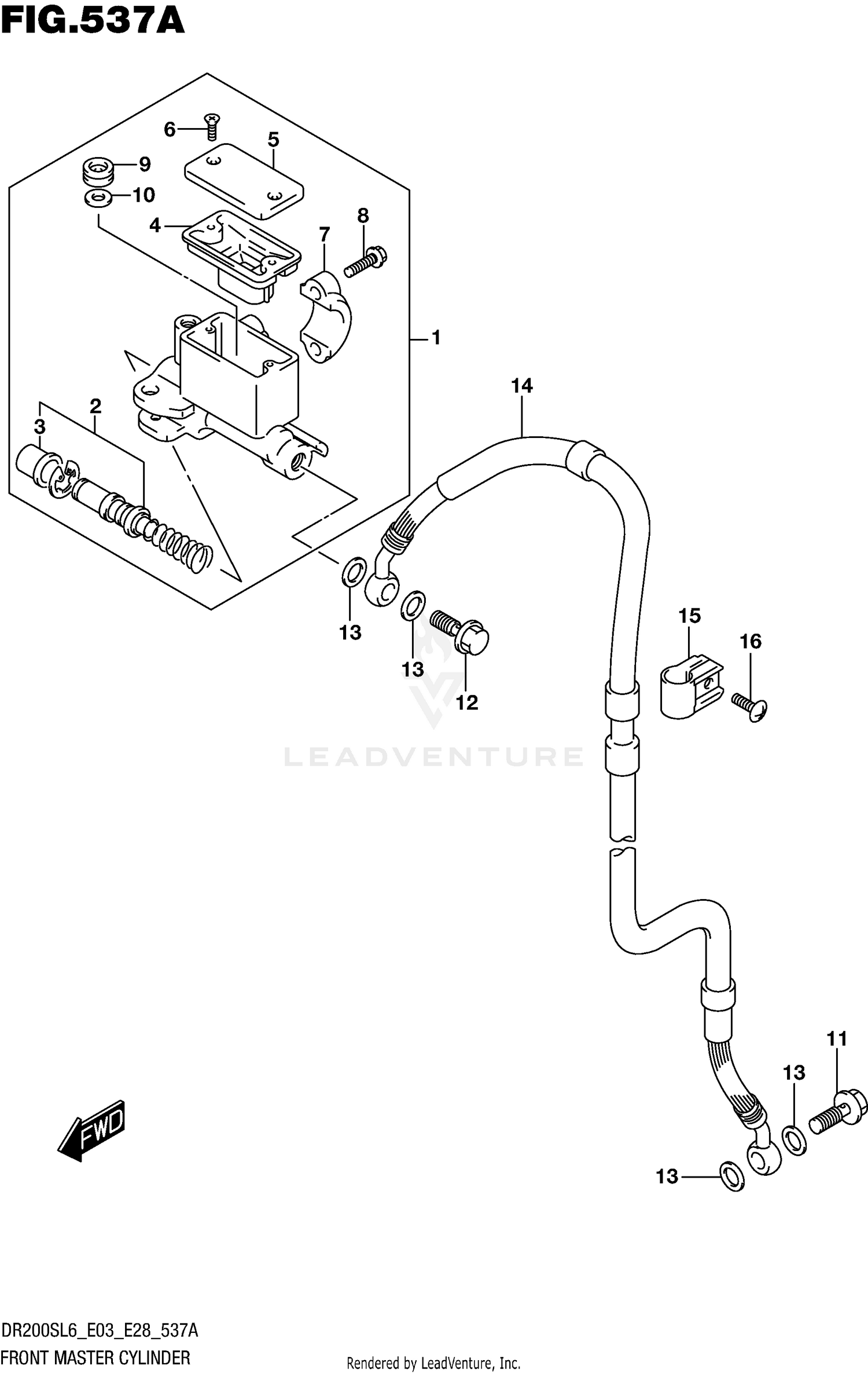 FRONT MASTER CYLINDER